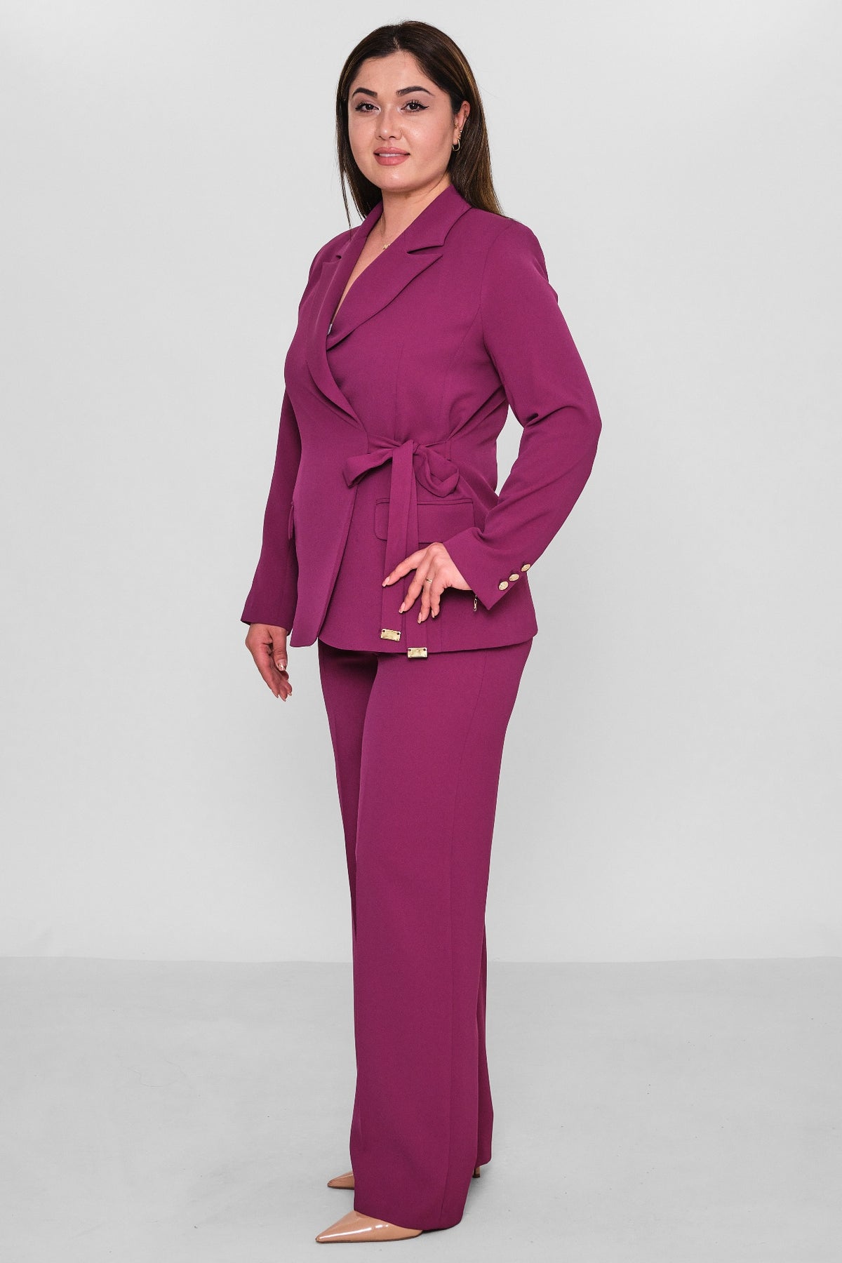 Selen - Plus Size Jacket (SLN26Y17533) - 8690200086038