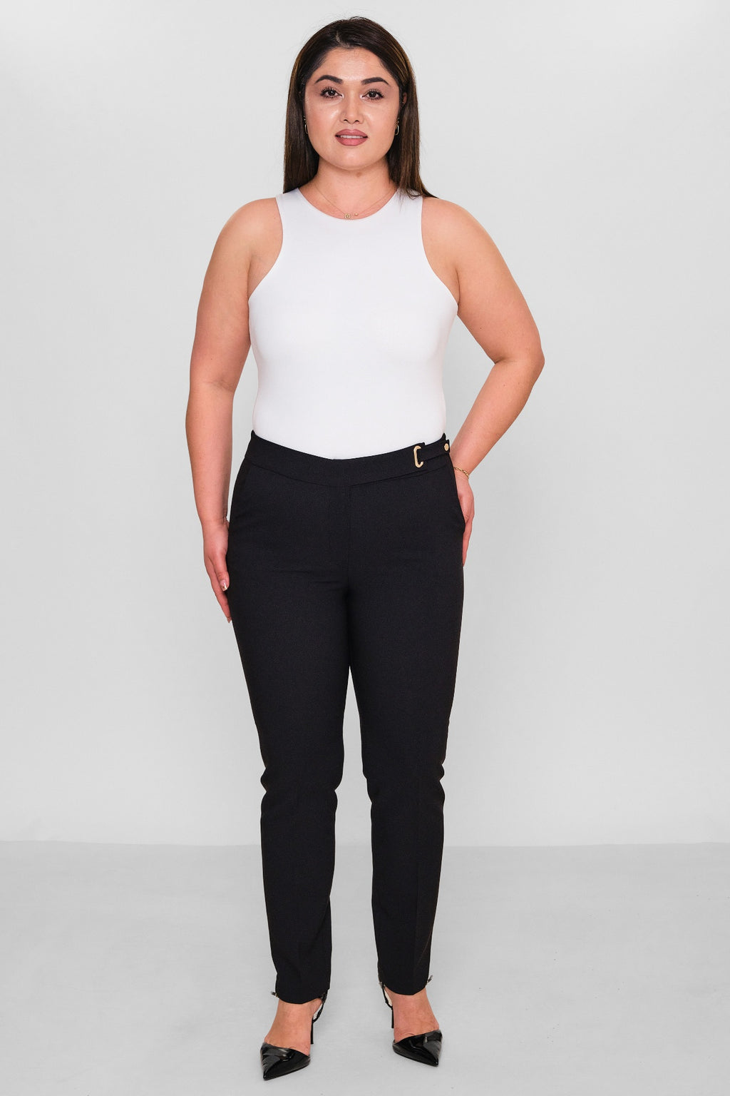 Selen - Plus Size Trousers (SLN26Y21785) - 8690200086120