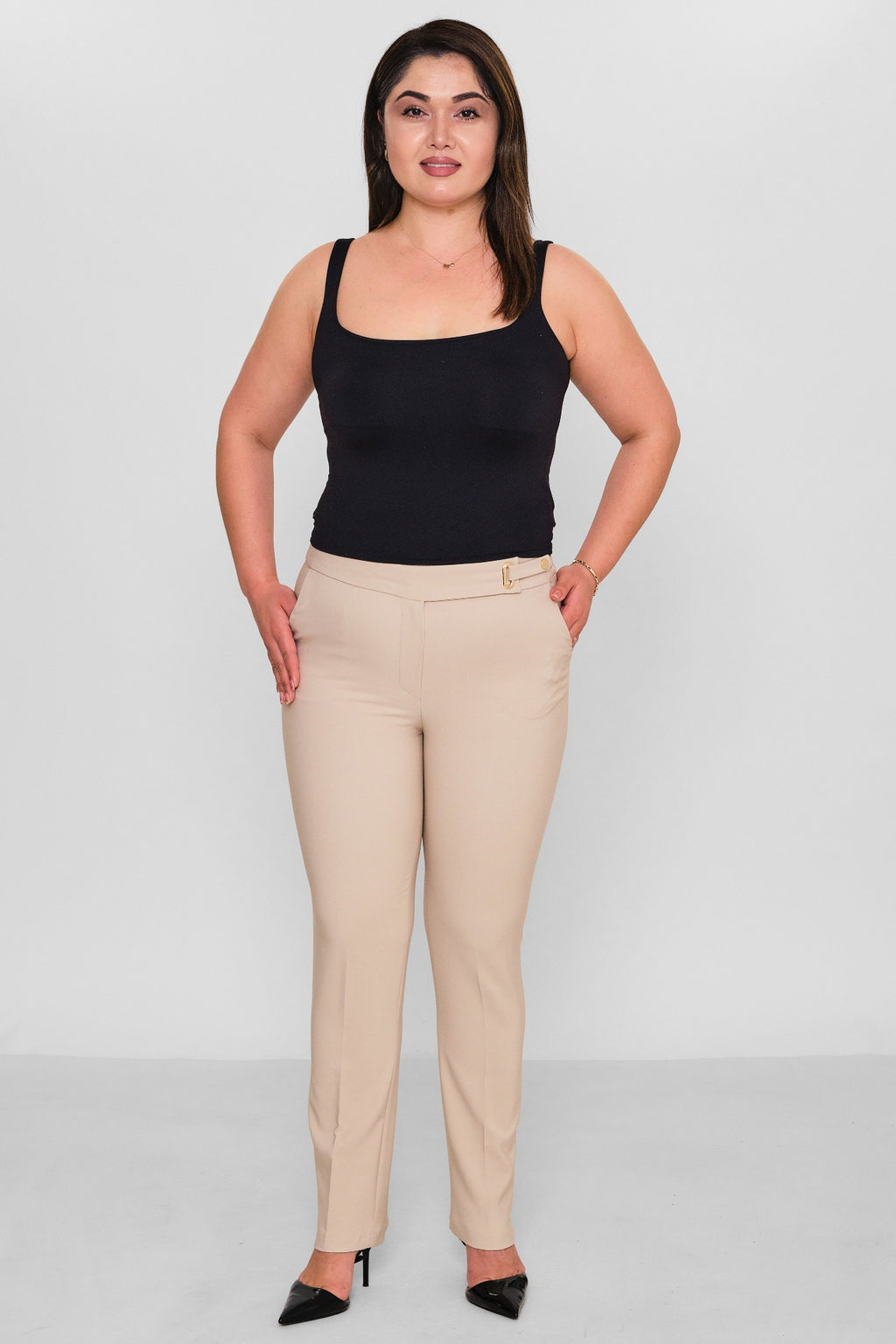 Selen - Plus Size Trousers (SLN26Y21785) - 8690200086137