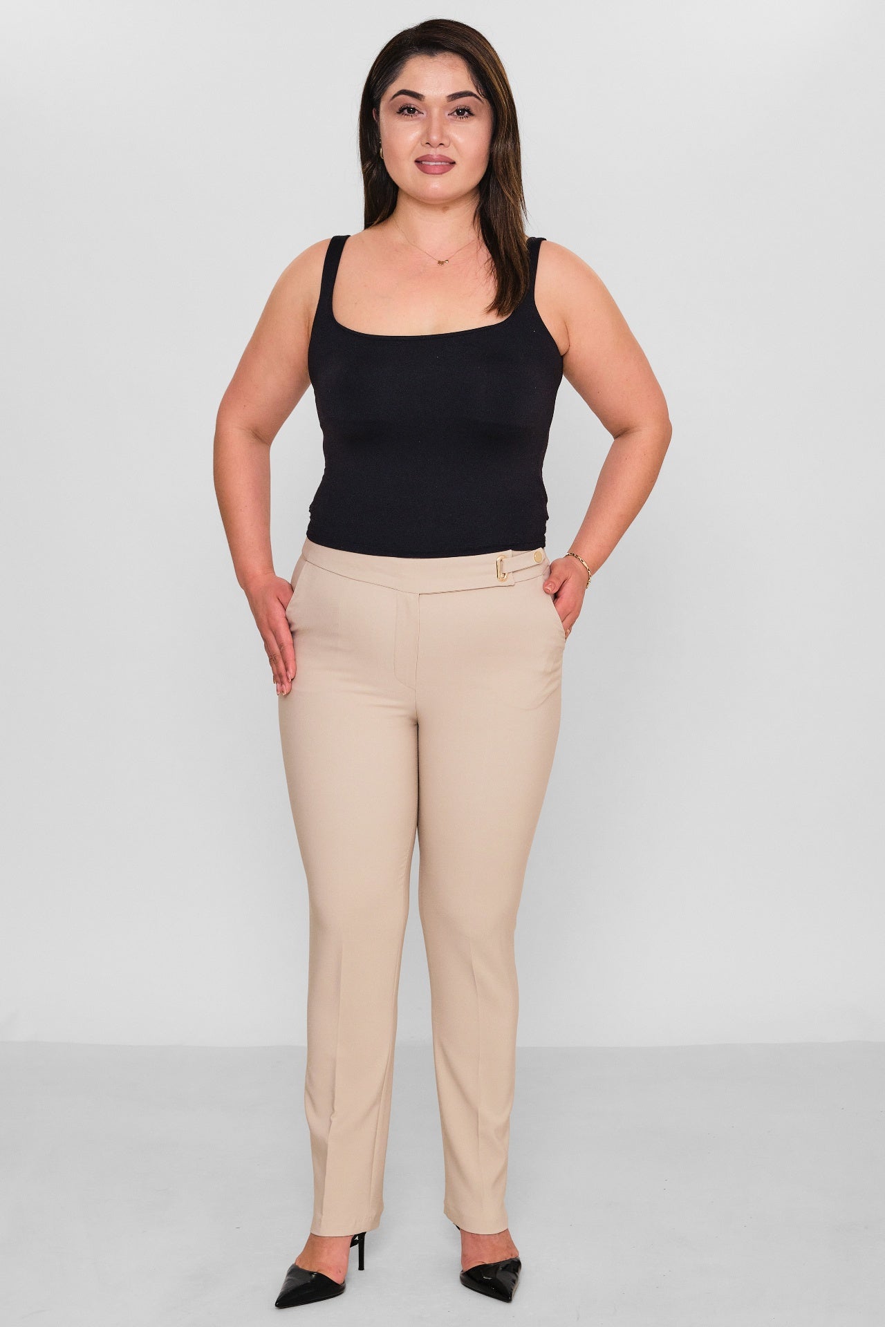 Selen - Plus Size Trousers (SLN26Y21785) - 8690200086137