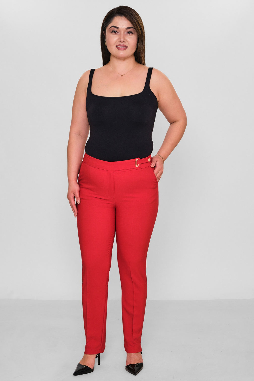 Selen - Plus Size Trousers (SLN26Y21785) - 8690200086151