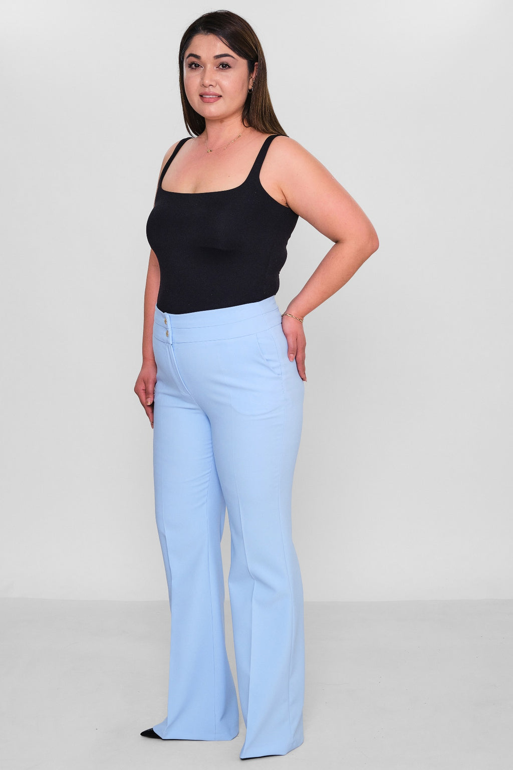 Selen - Plus Size Trousers (SLN26Y21899) - 8690200086229