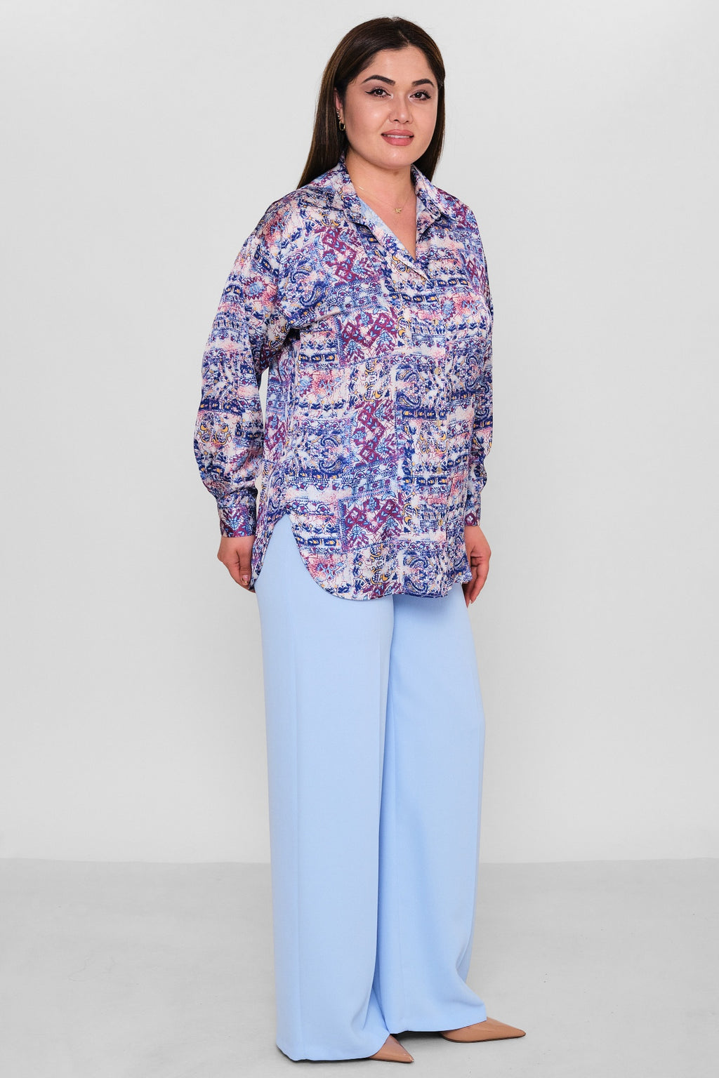 Selen - Plus Size Blouse (SLN26Y260270) - 8690200086366