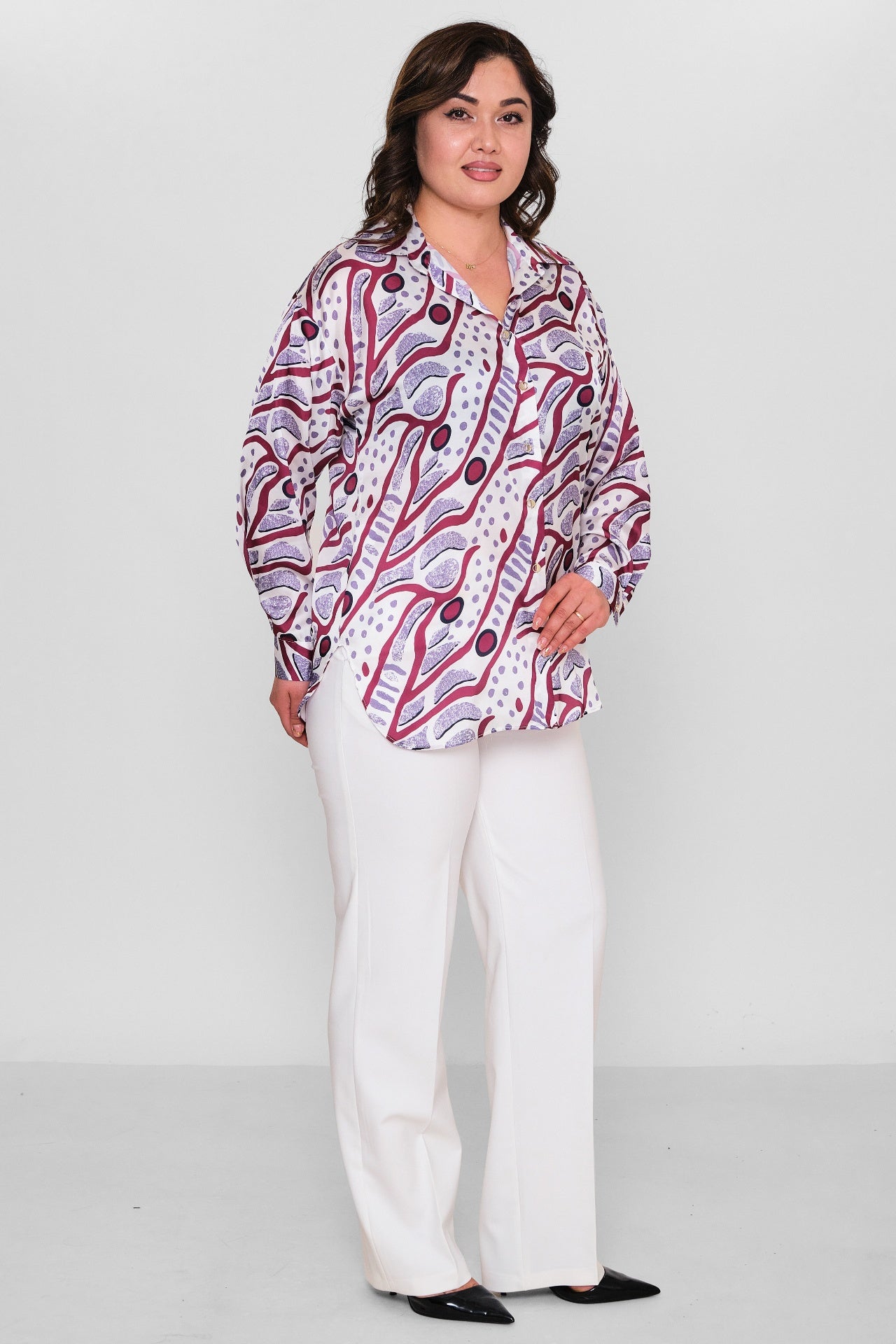 Selen - Plus Size Blouse (SLN26Y260270) - 8690200086403