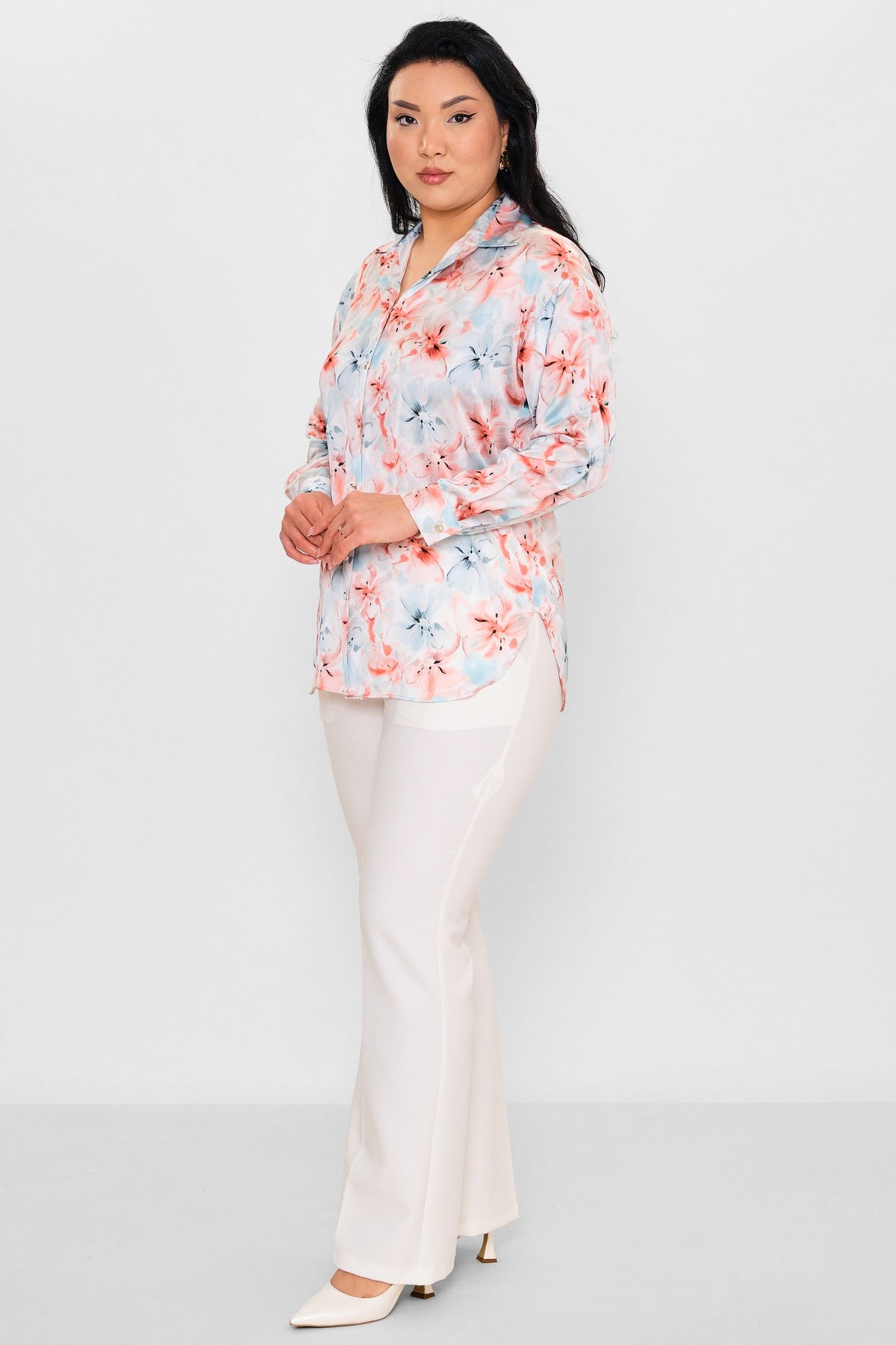 Selen - Plus Size Blouse (SLN26Y260270) - 8690200086427