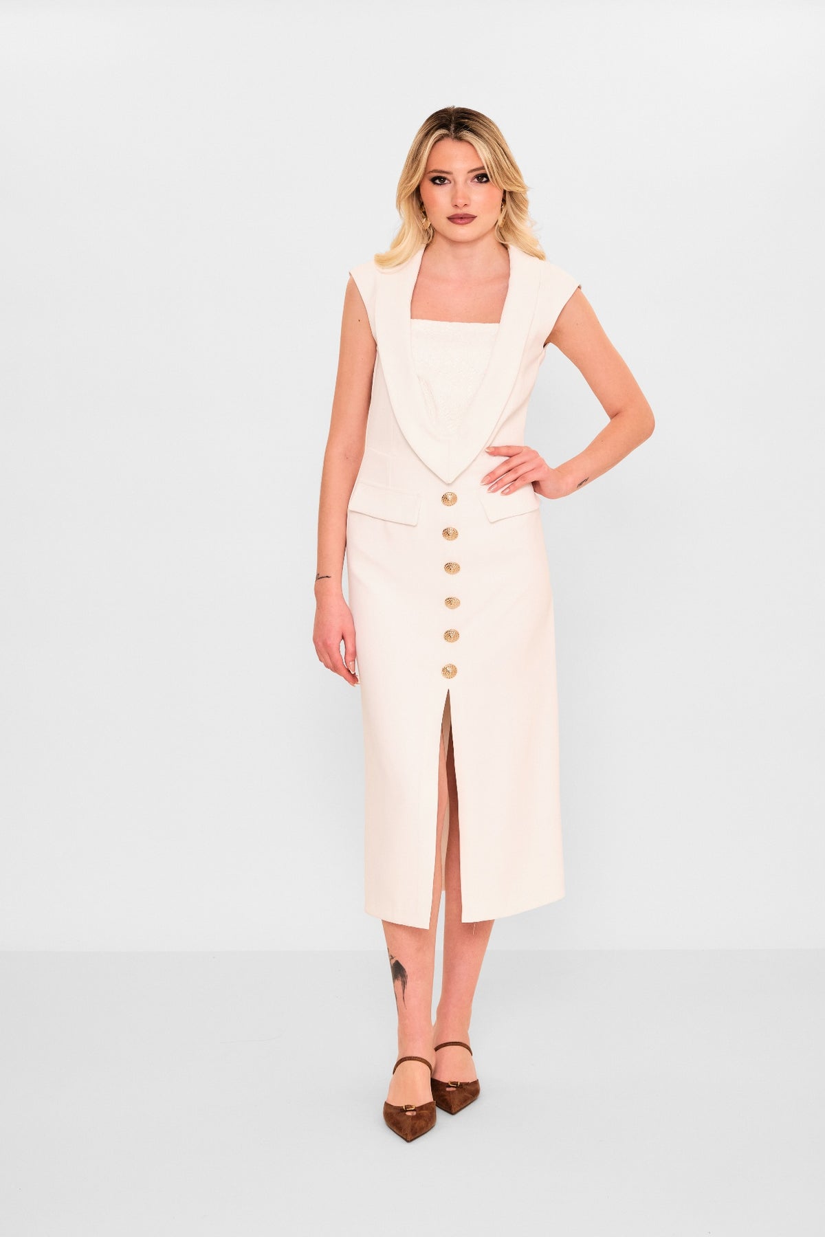 Maqrell - Plus Size Dress (MAQ26Y1248) - 8690200087370