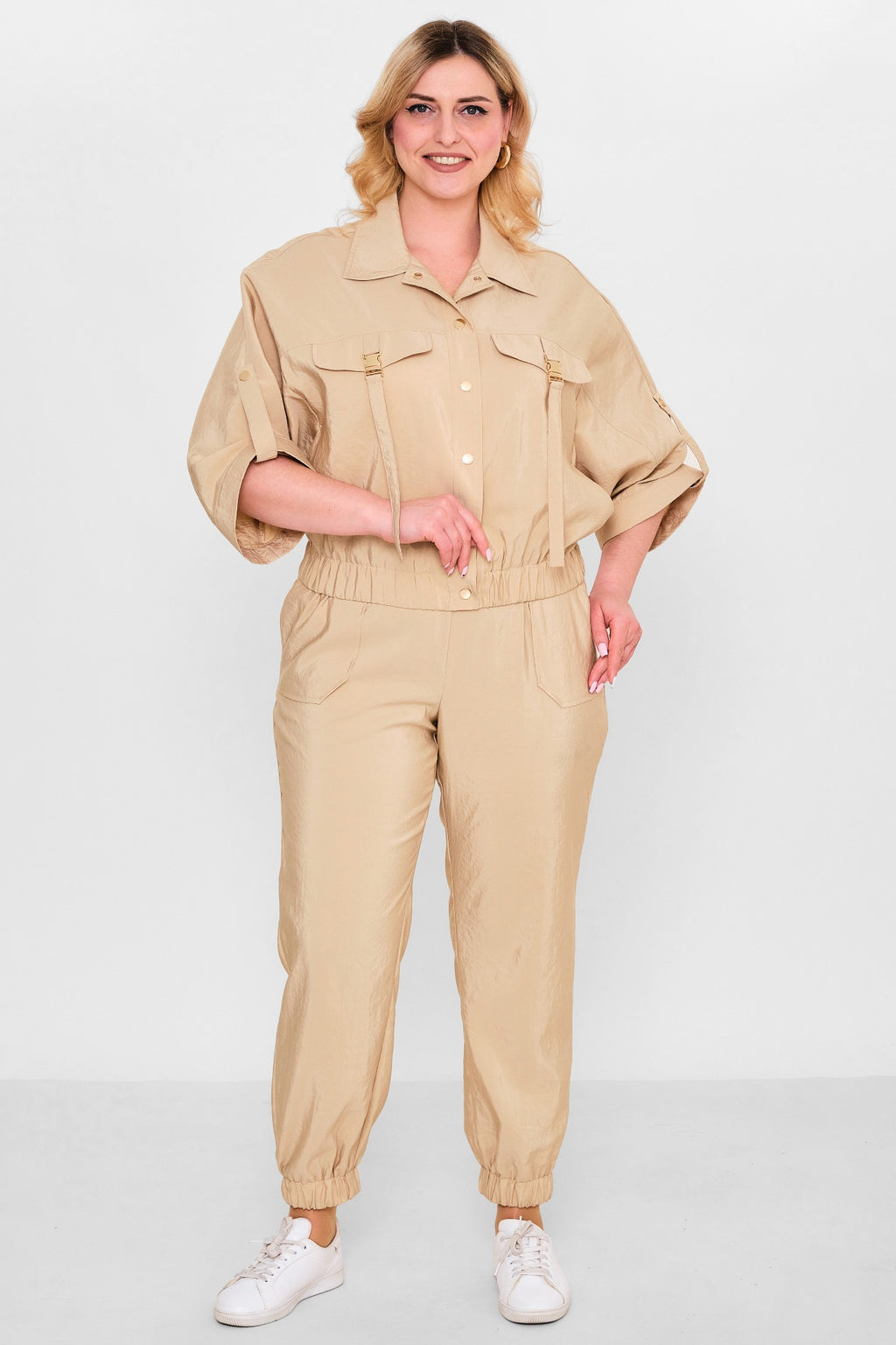 Laluce - Plus Size Jacket (L2.Y26.CK.2C141) - 8690200087653