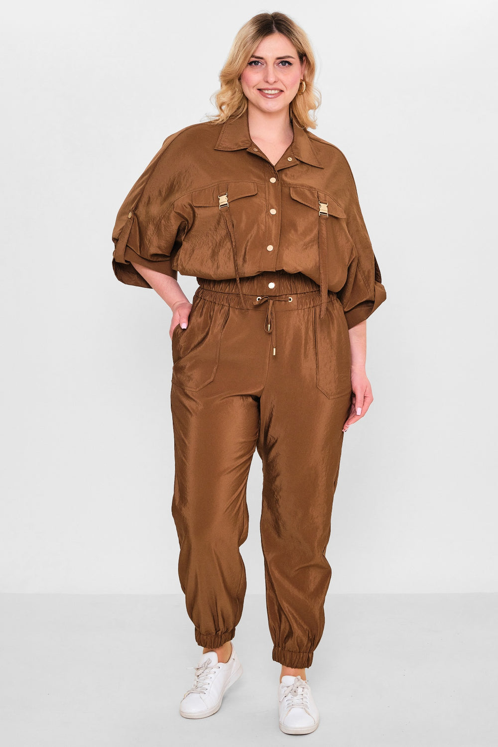 Laluce - Plus Size Trousers (L2.Y26.PNT.2P229) - 8690200087707