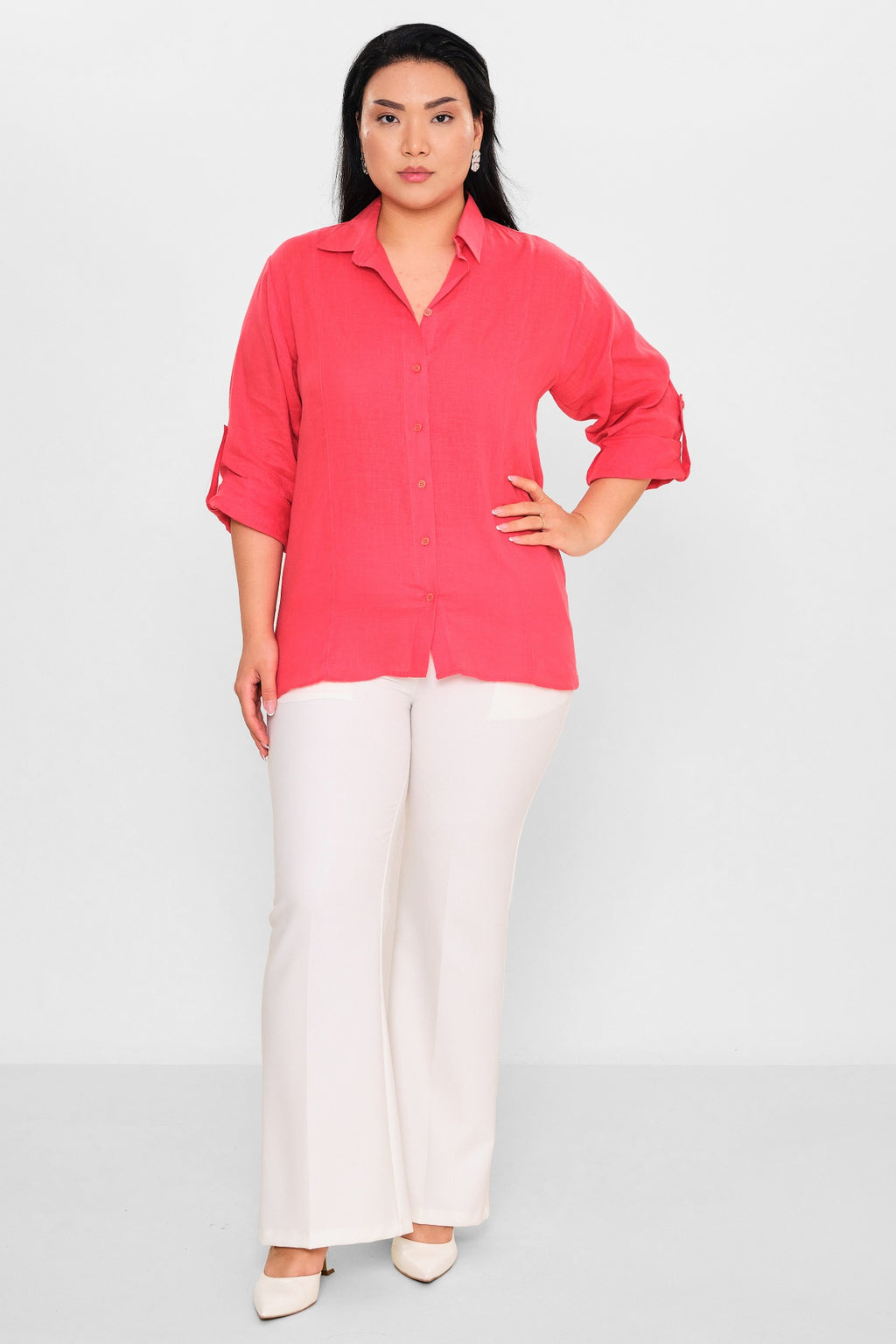Selen - Plus Size Blouse (SLN26Y160317) - 8690200087882
