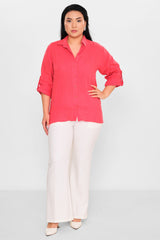 Selen - Plus Size Blouse (SLN26Y160317) - 8690200087882
