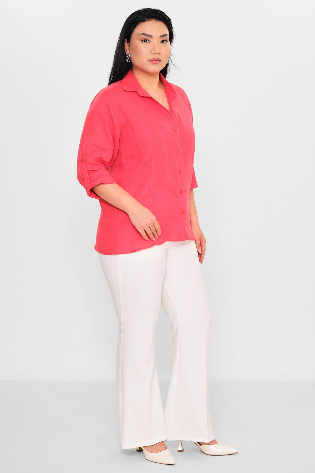 Selen - Plus Size Blouse (SLN26Y160317) - 8690200087882