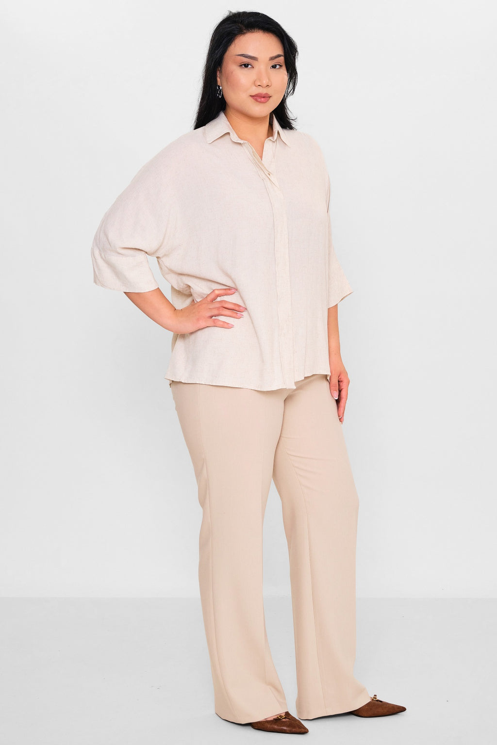 Selen - Plus Size Blouse (SLN26Y160318) - 8690200087943