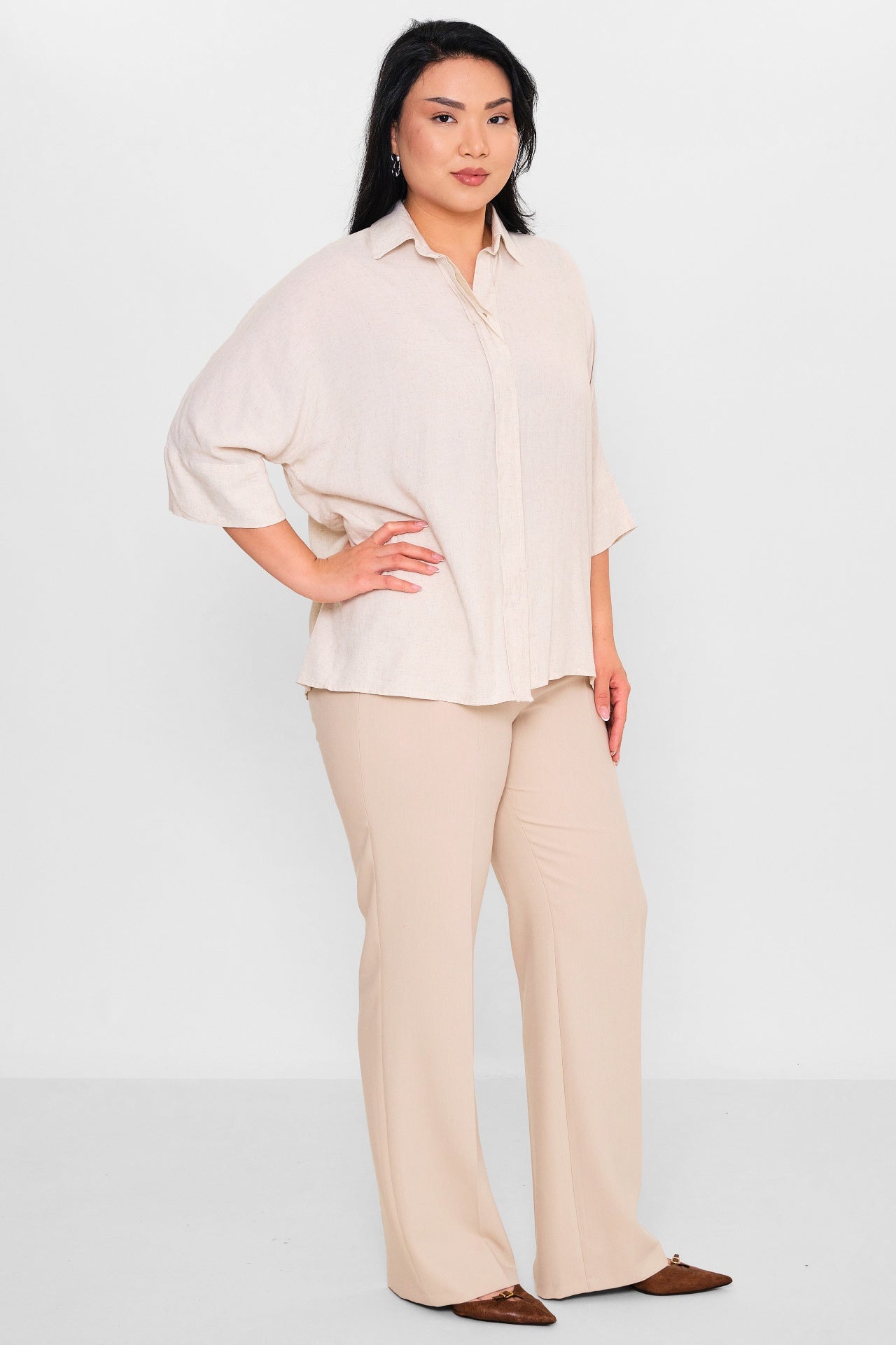 Selen - Plus Size Blouse (SLN26Y160318) - 8690200087943