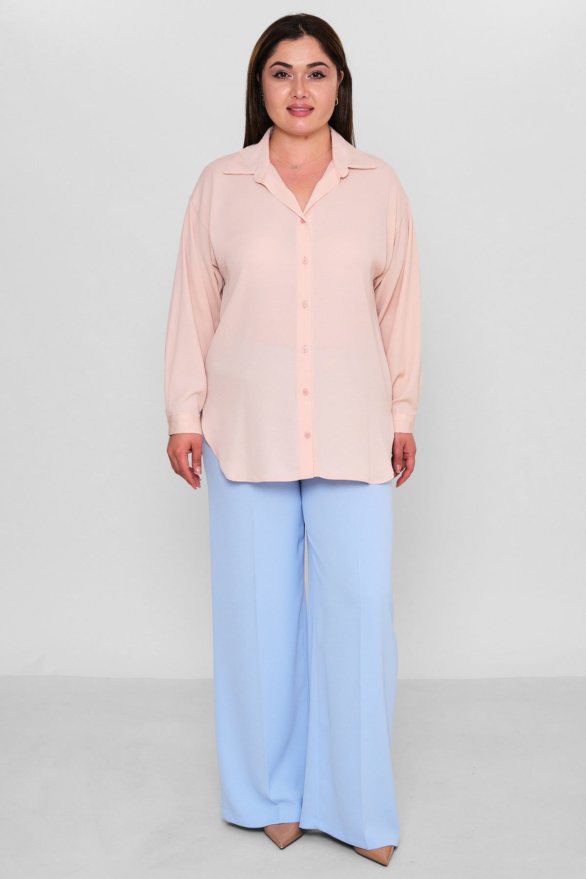 Selen - Plus Size Blouse (SLN26Y660270) - 8690200087950