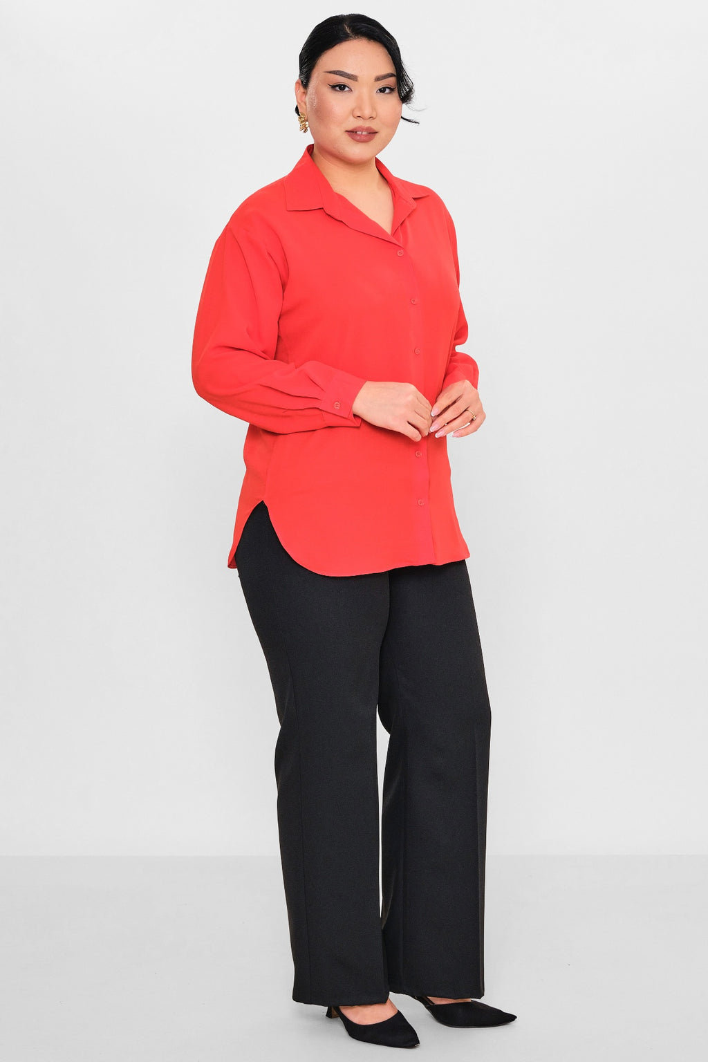 Selen - Plus Size Blouse (SLN26Y660270) - 8690200087967