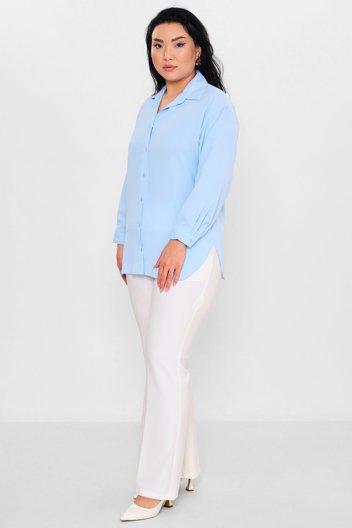Selen - Plus Size Blouse (SLN26Y660270) - 8690200087974