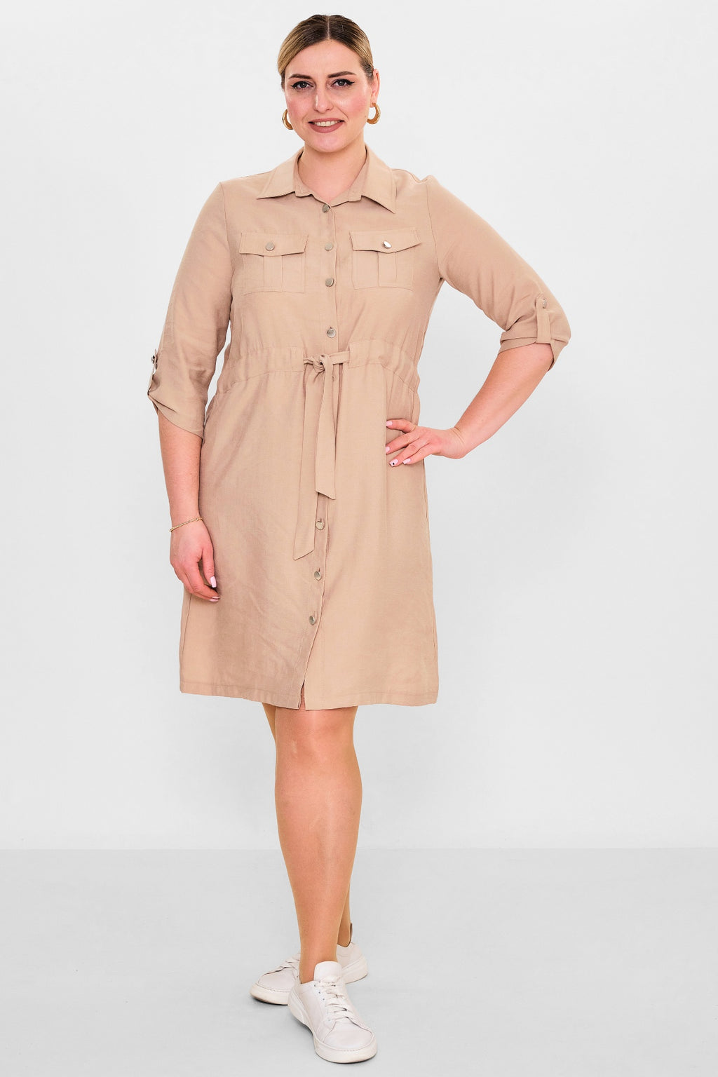 Salkim - Plus Size Dress (SLK26Y76011BB) - 8690200088407