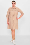 Salkim - Plus Size Dress (SLK26Y76011BB) - 8690200088407