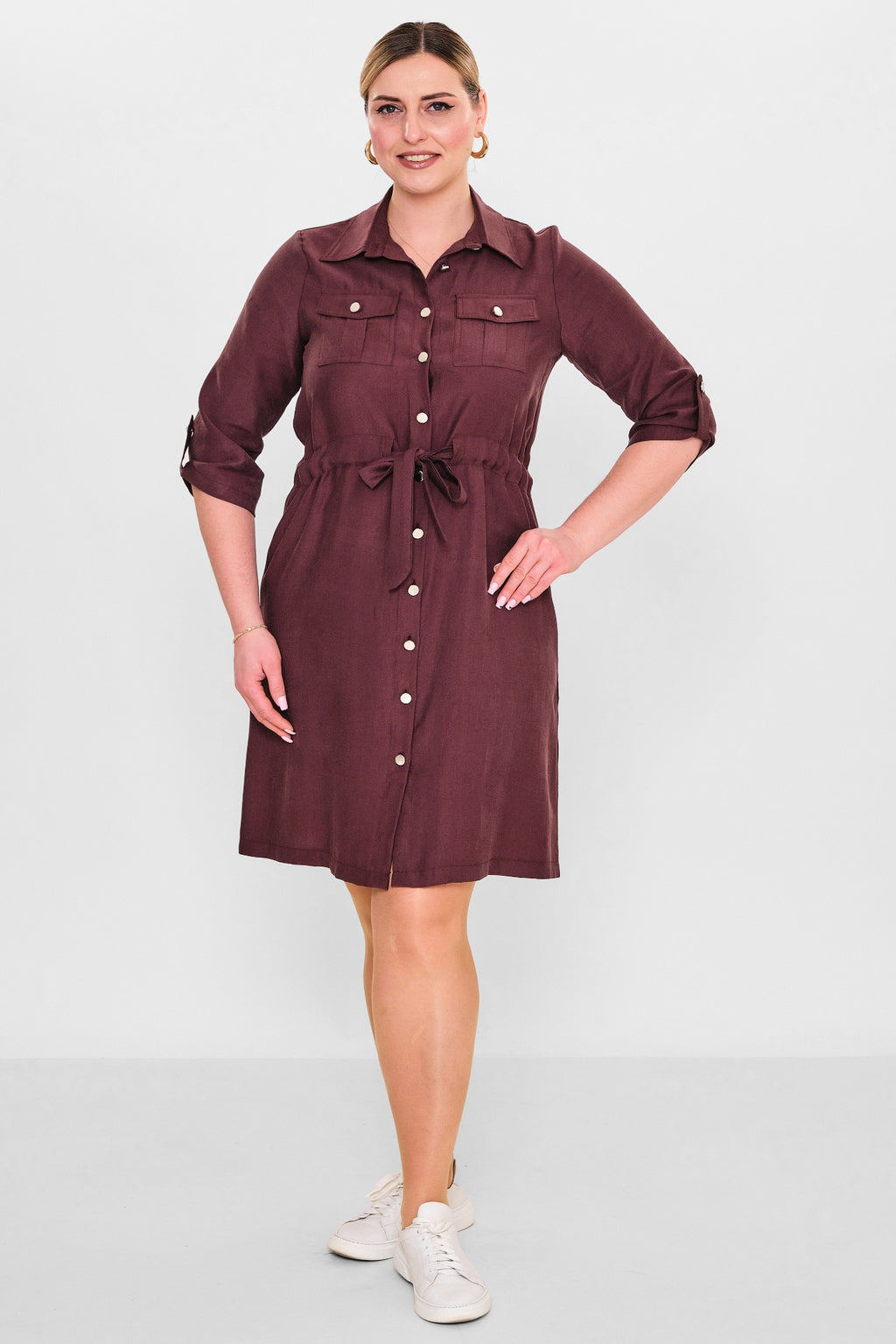 Salkim - Plus Size Dress (SLK26Y76011BB) - 8690200088421