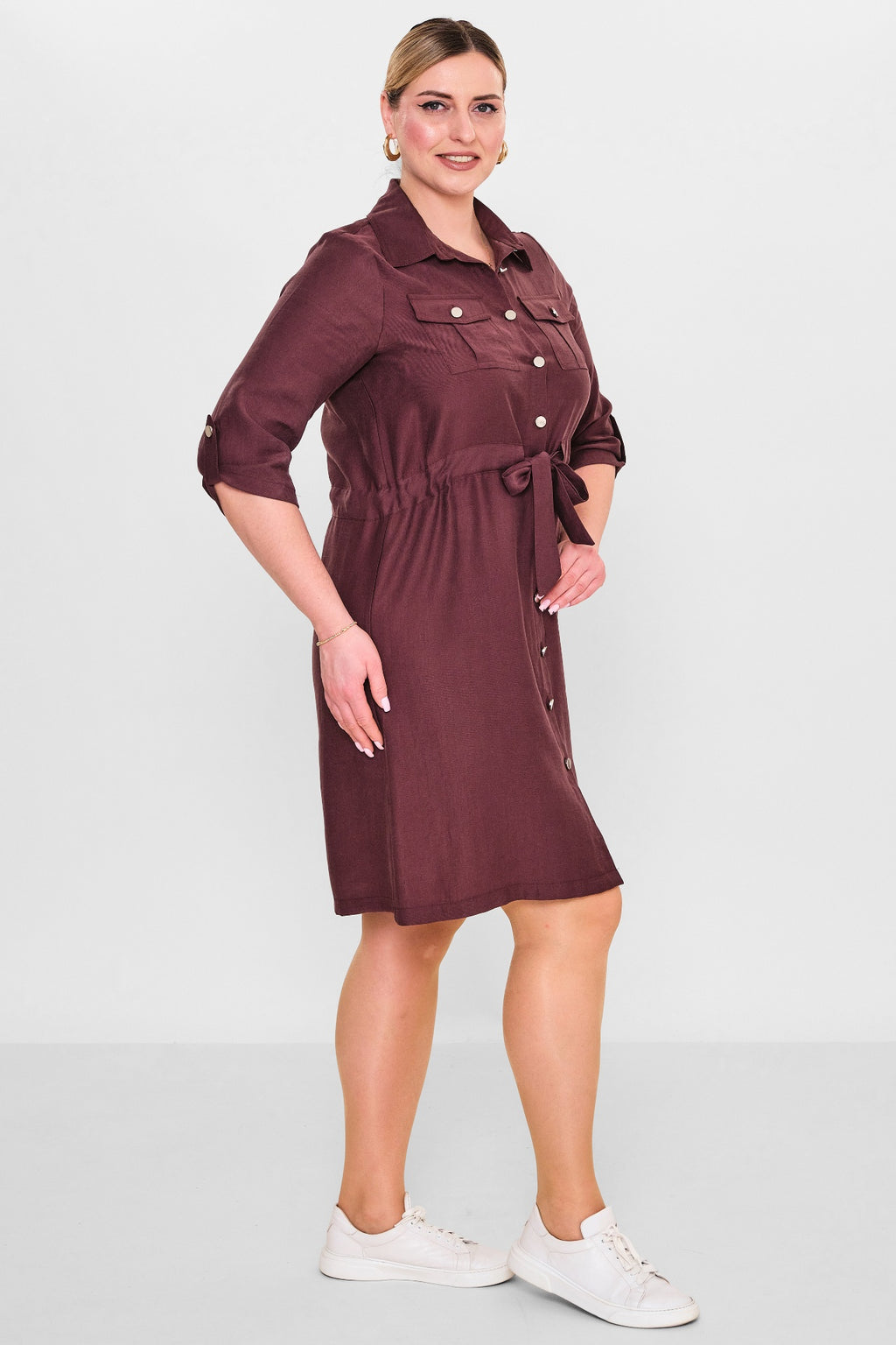 Salkim - Plus Size Dress (SLK26Y76011BB) - 8690200088421