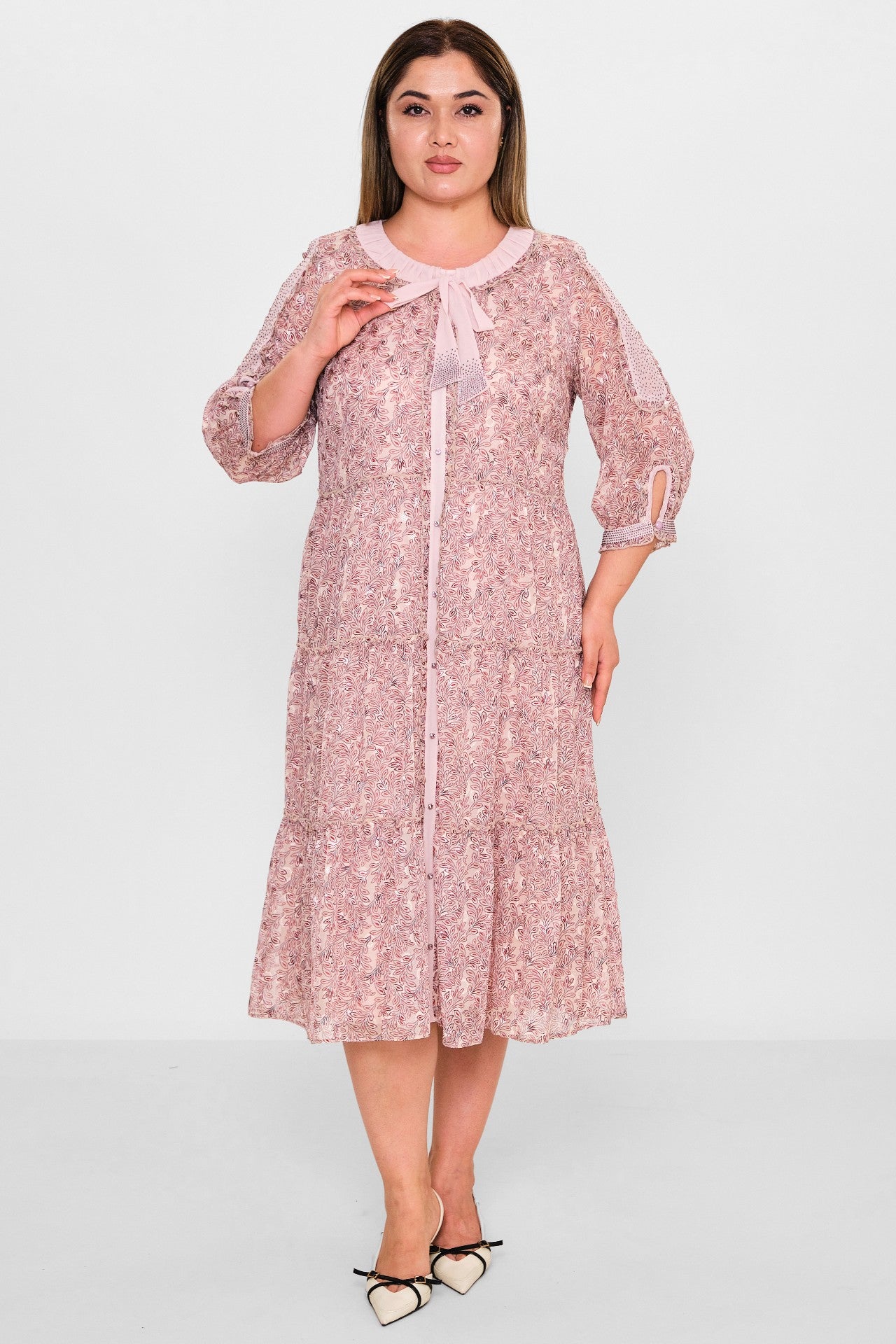 Gumanize - Plus Size Dress (GMZ2025-1140-5346) - 8690200088476