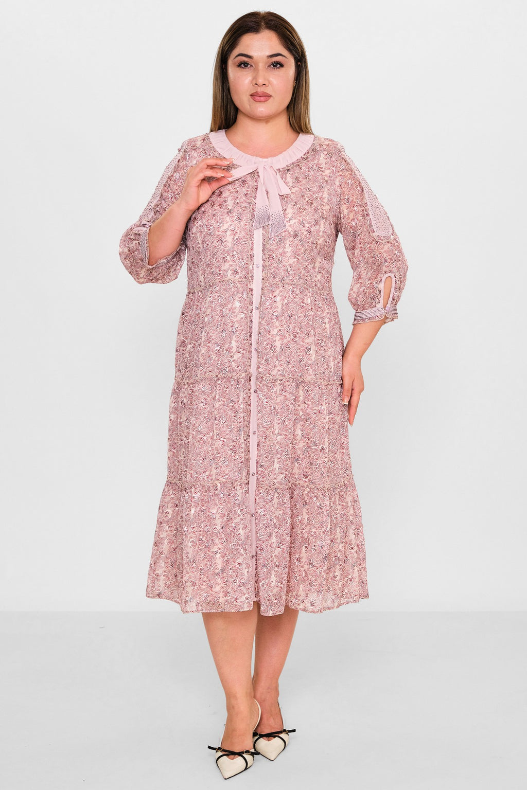 Gumanize - Plus Size Dress (GMZ2025-1140-5346) - 8690200088476