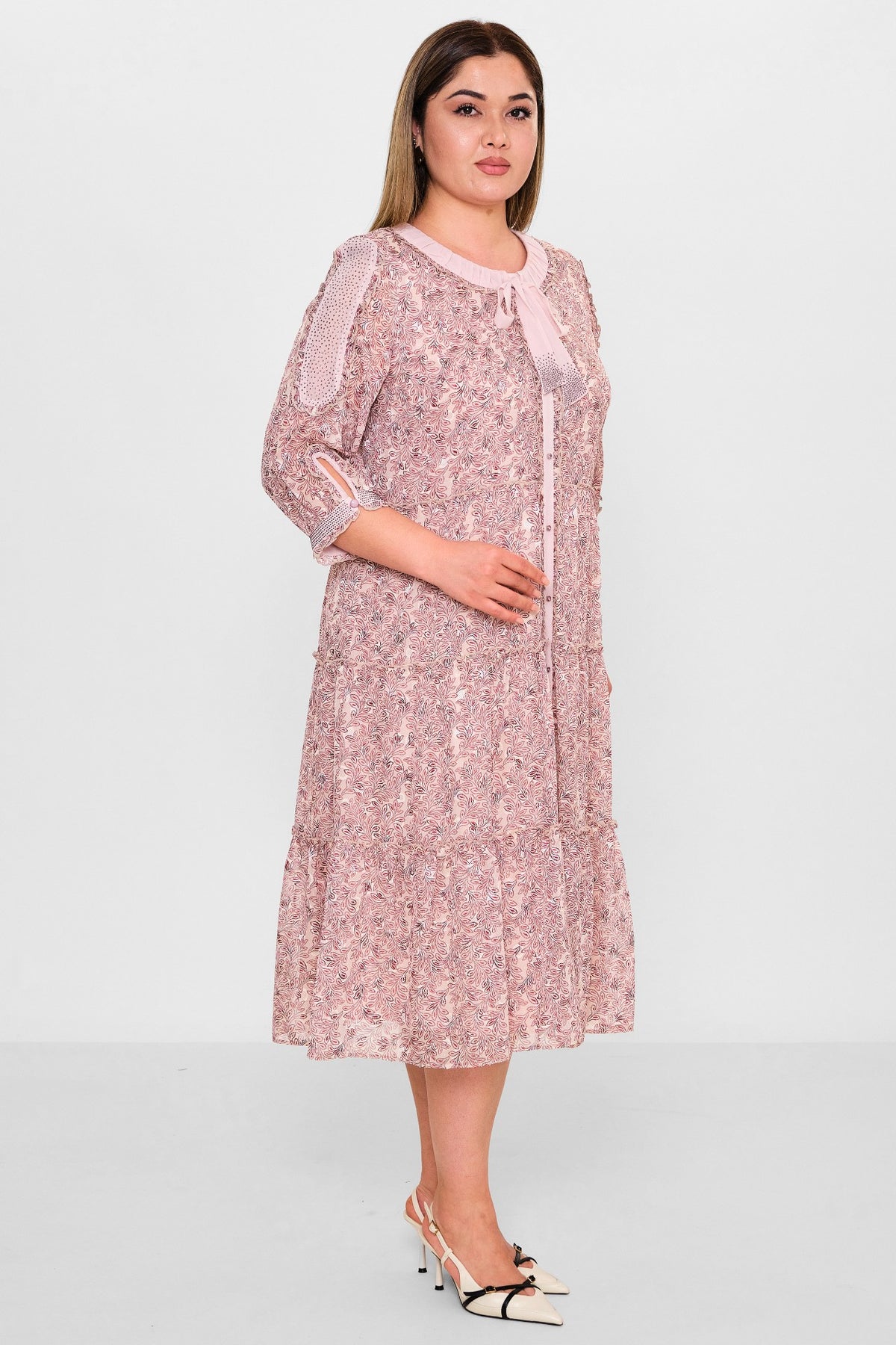 Gumanize - Plus Size Dress (GMZ2025-1140-5346) - 8690200088476