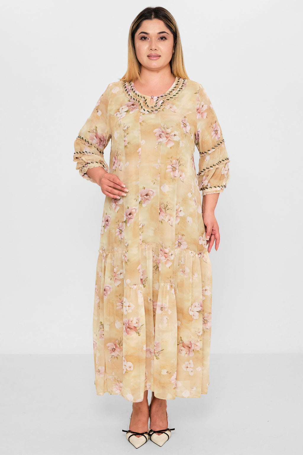 Gumanize - Plus Size Dress (GMZ2025-1160-7600) - 8690200088490