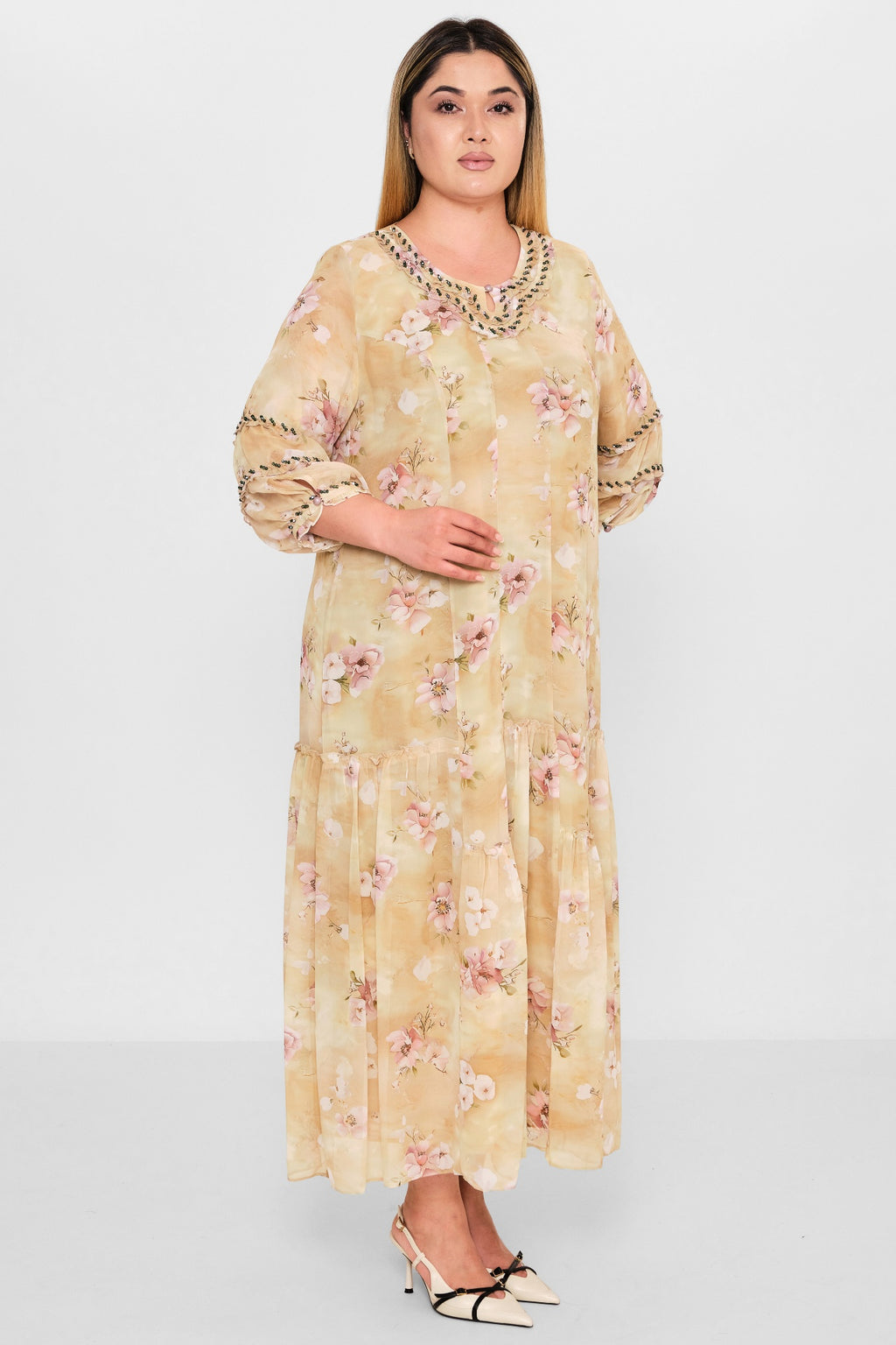 Gumanize - Plus Size Dress (GMZ2025-1160-7600) - 8690200088490