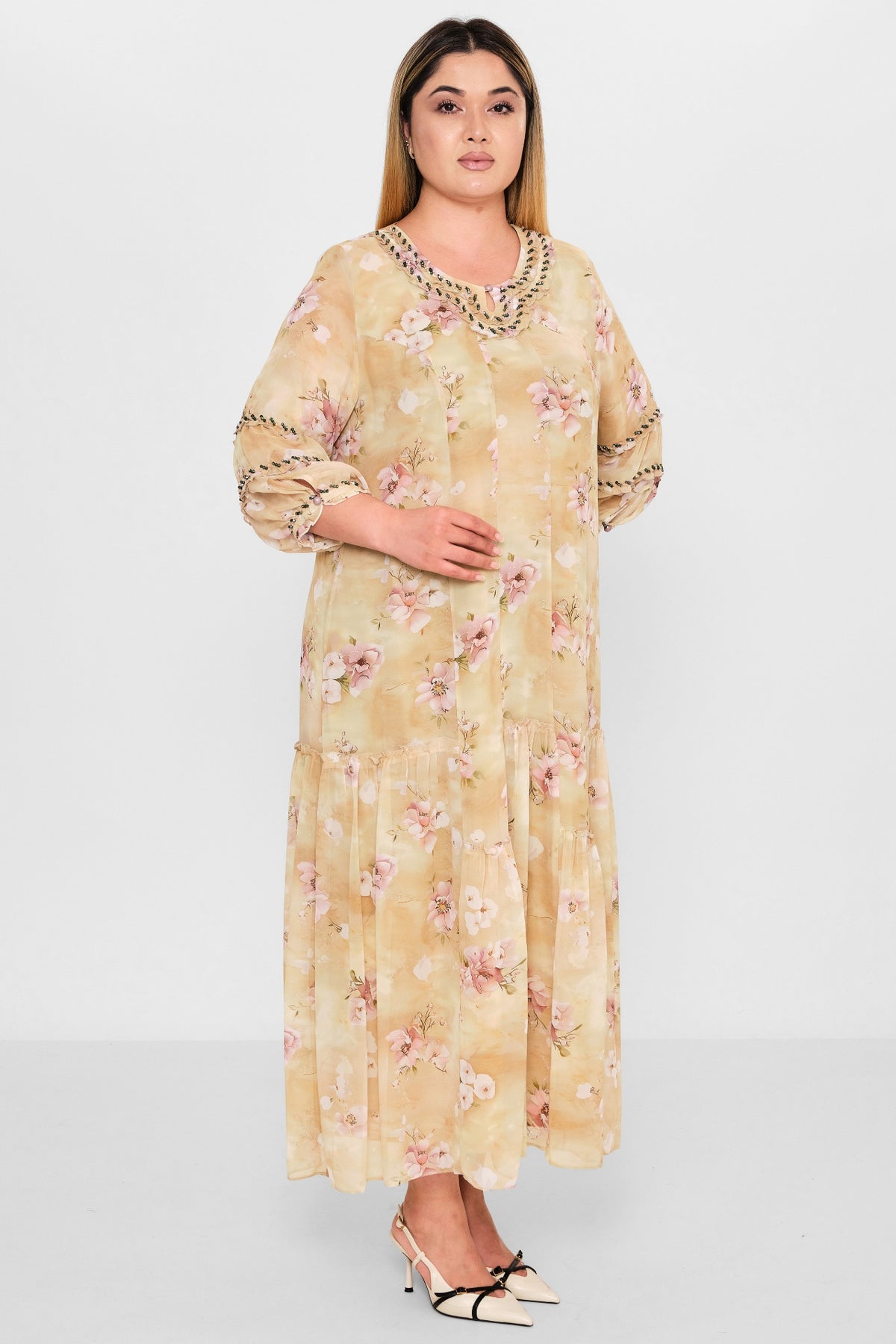 Gumanize - Plus Size Dress (GMZ2025-1160-7600) - 8690200088490