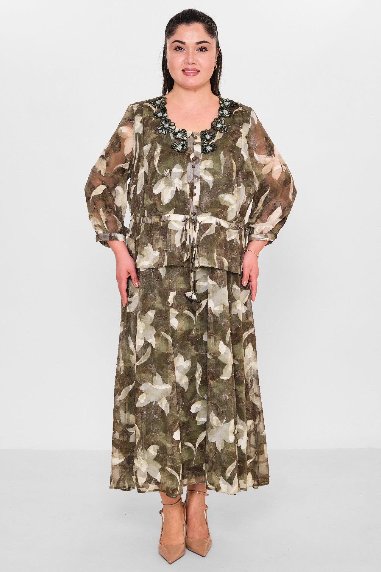 Gumanize - Plus Size Dress (GMZ2026-337-7992) - 8690200088520