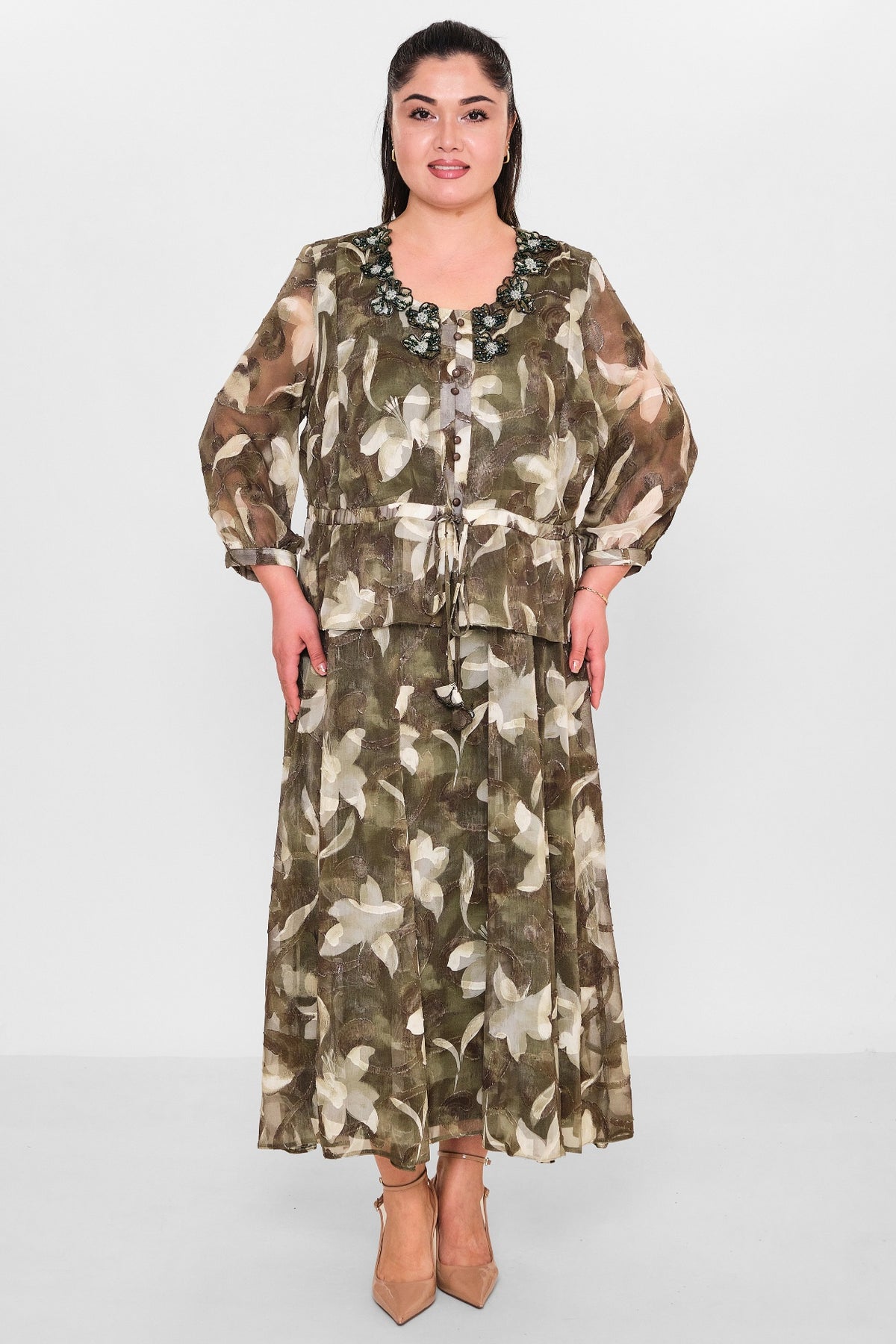 Gumanize - Plus Size Dress (GMZ2026-337-7992) - 8690200088520