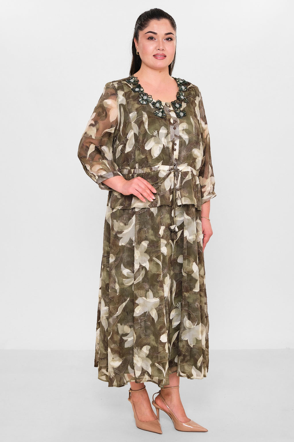 Gumanize - Plus Size Dress (GMZ2026-337-7992) - 8690200088520