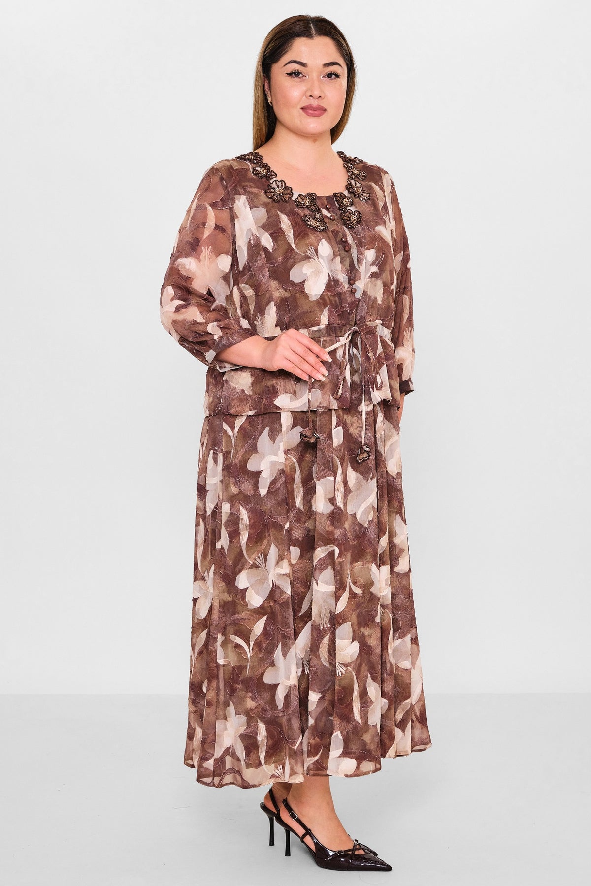 Gumanize - Plus Size Dress (GMZ2026-337-7992) - 8690200088544