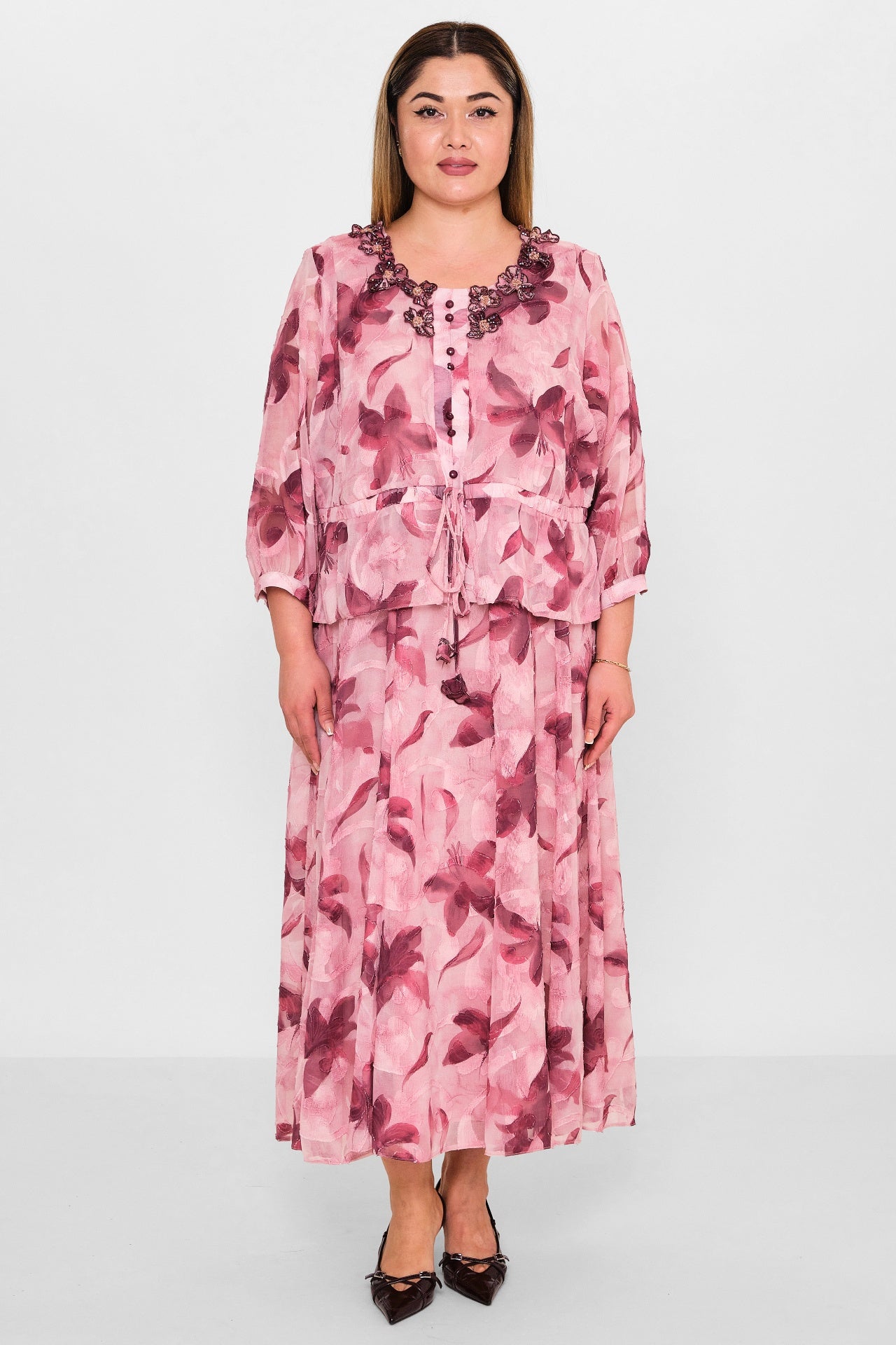 Gumanize - Plus Size Dress (GMZ2026-337-7992) - 8690200088551