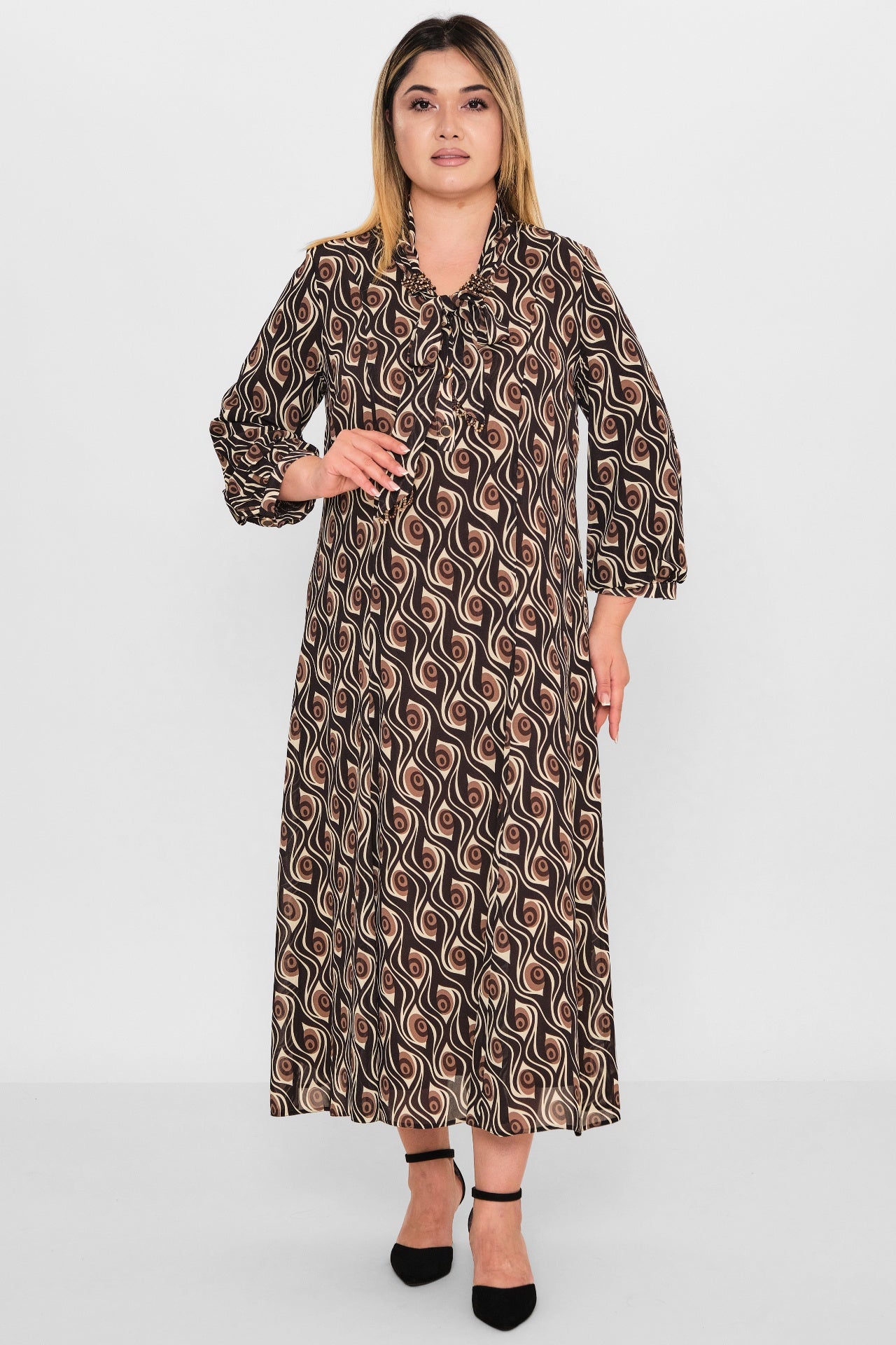 Gumanize - Plus Size Dress (GMZ2026-339-7945) - 8690200088568
