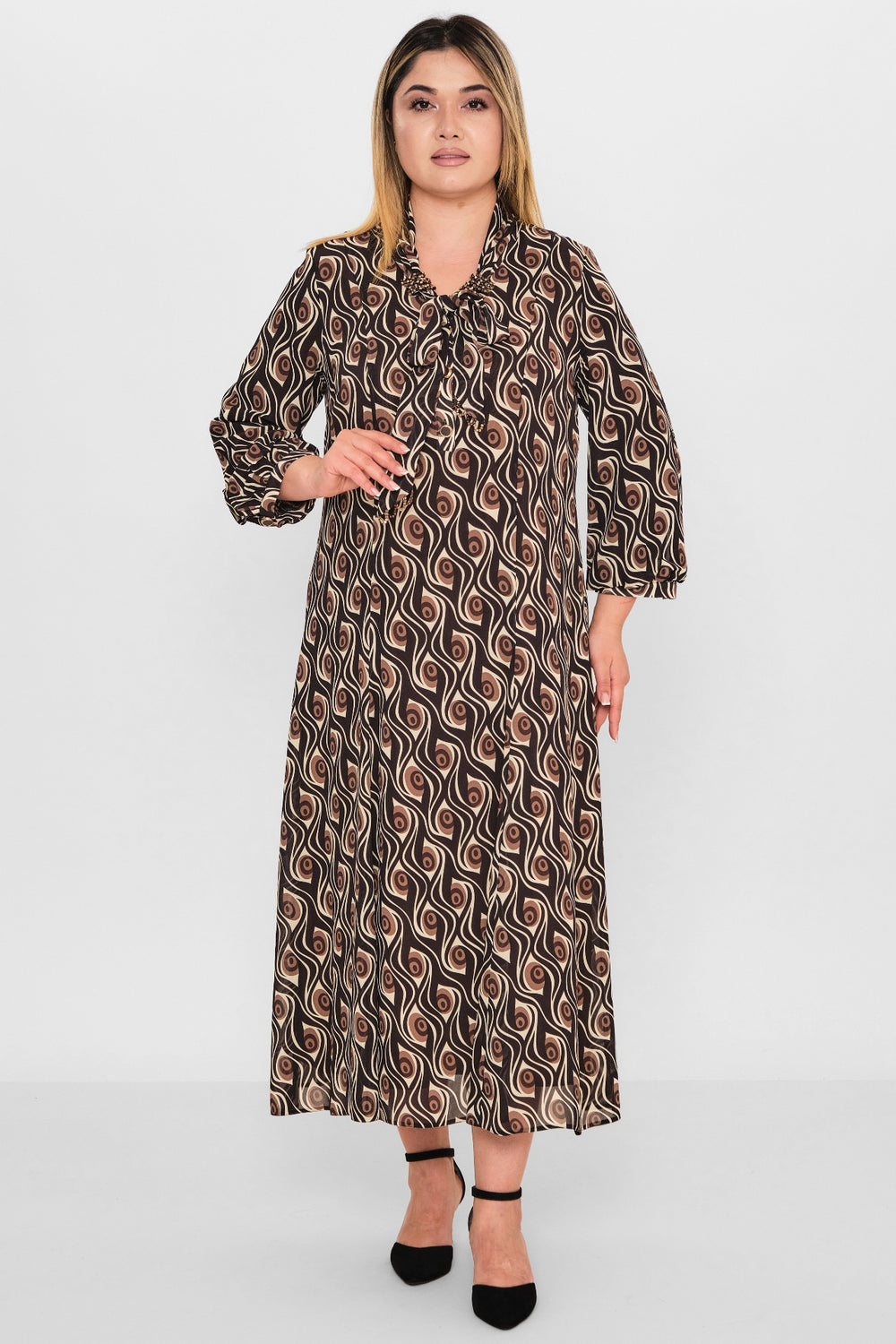 Gumanize - Plus Size Dress (GMZ2026-339-7945) - 8690200088568