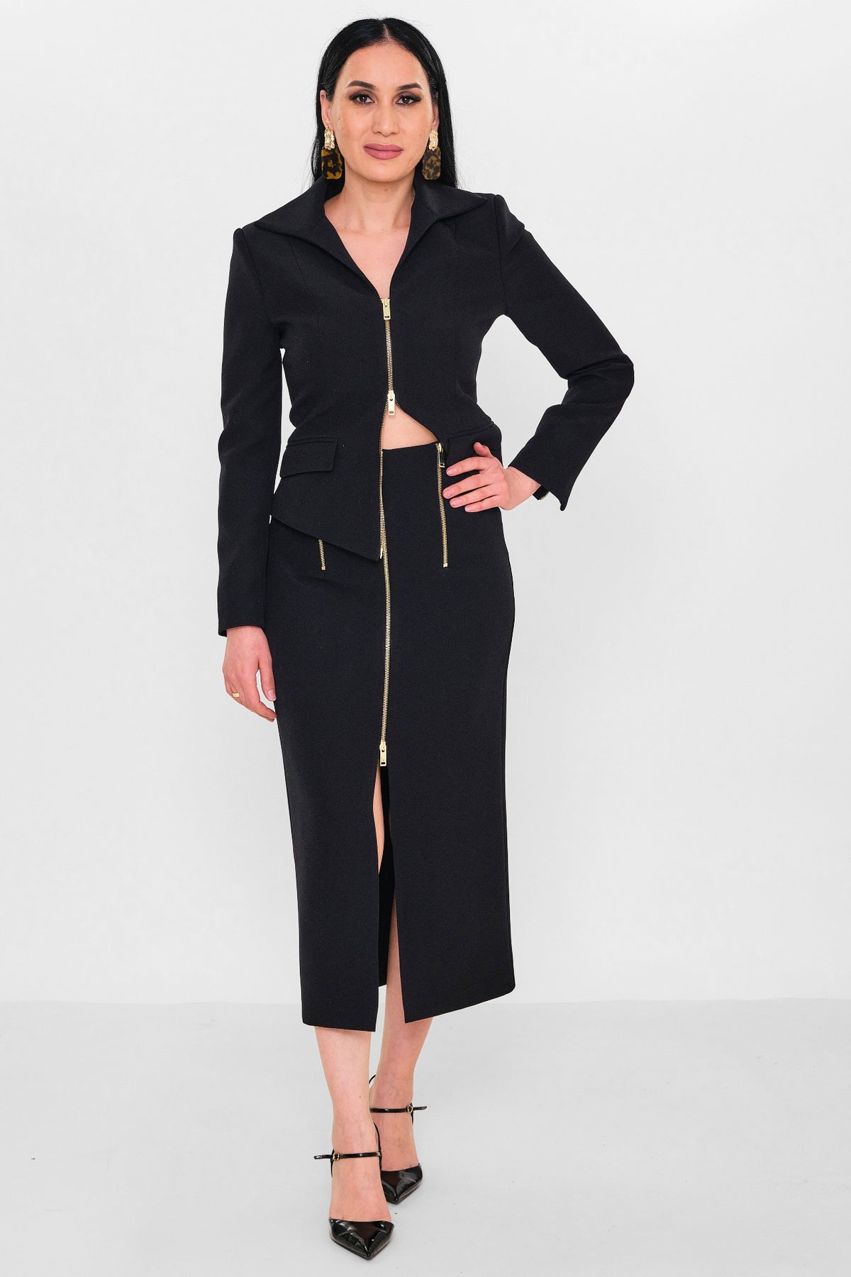 Fever - Plus Size Skirt (FVR26Y13015) - 8690200089060