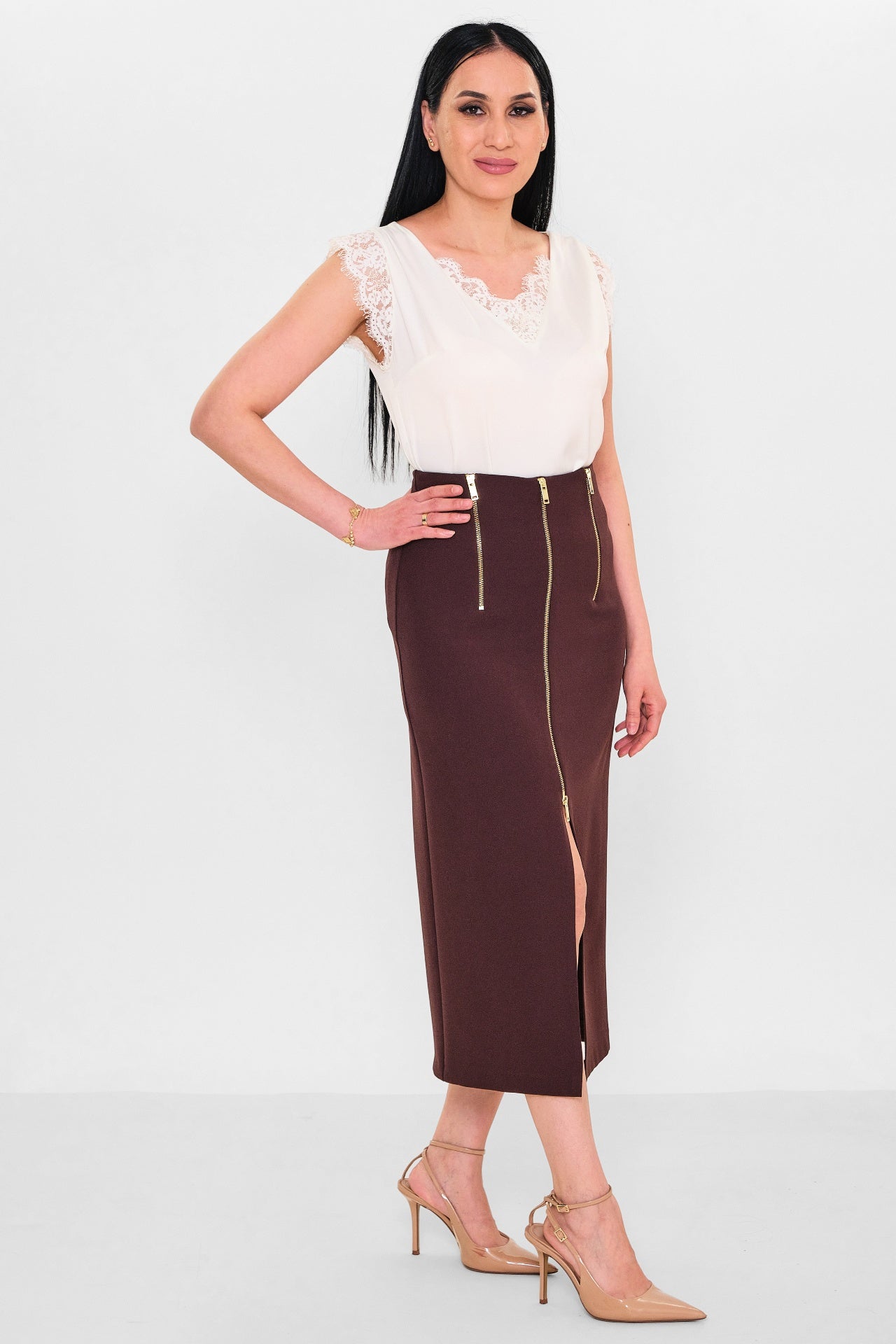 Fever - Plus Size Skirt (FVR26Y13015) - 8690200089077