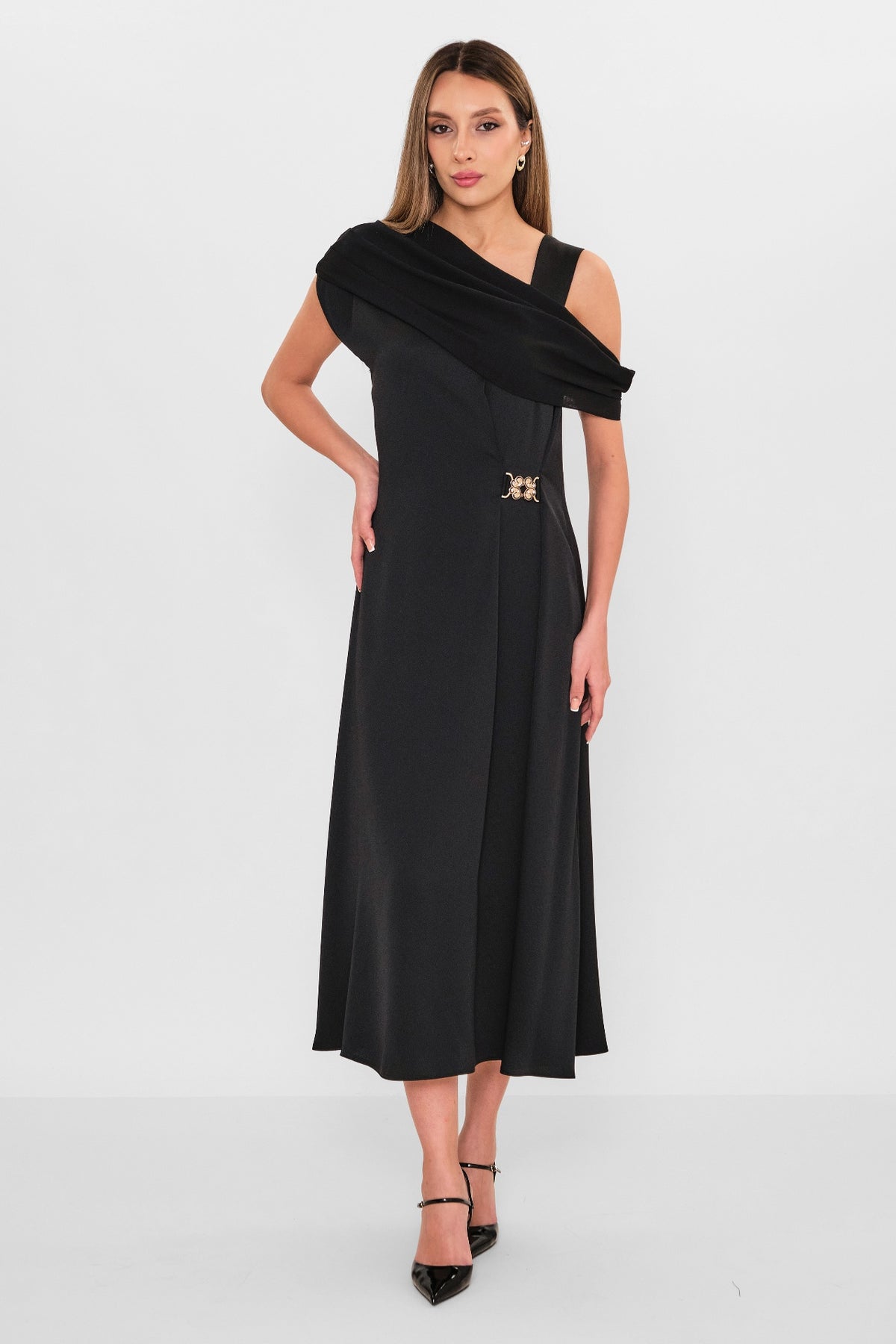 Fever - Plus Size Dress (FVR26Y16015) - 8690200089459