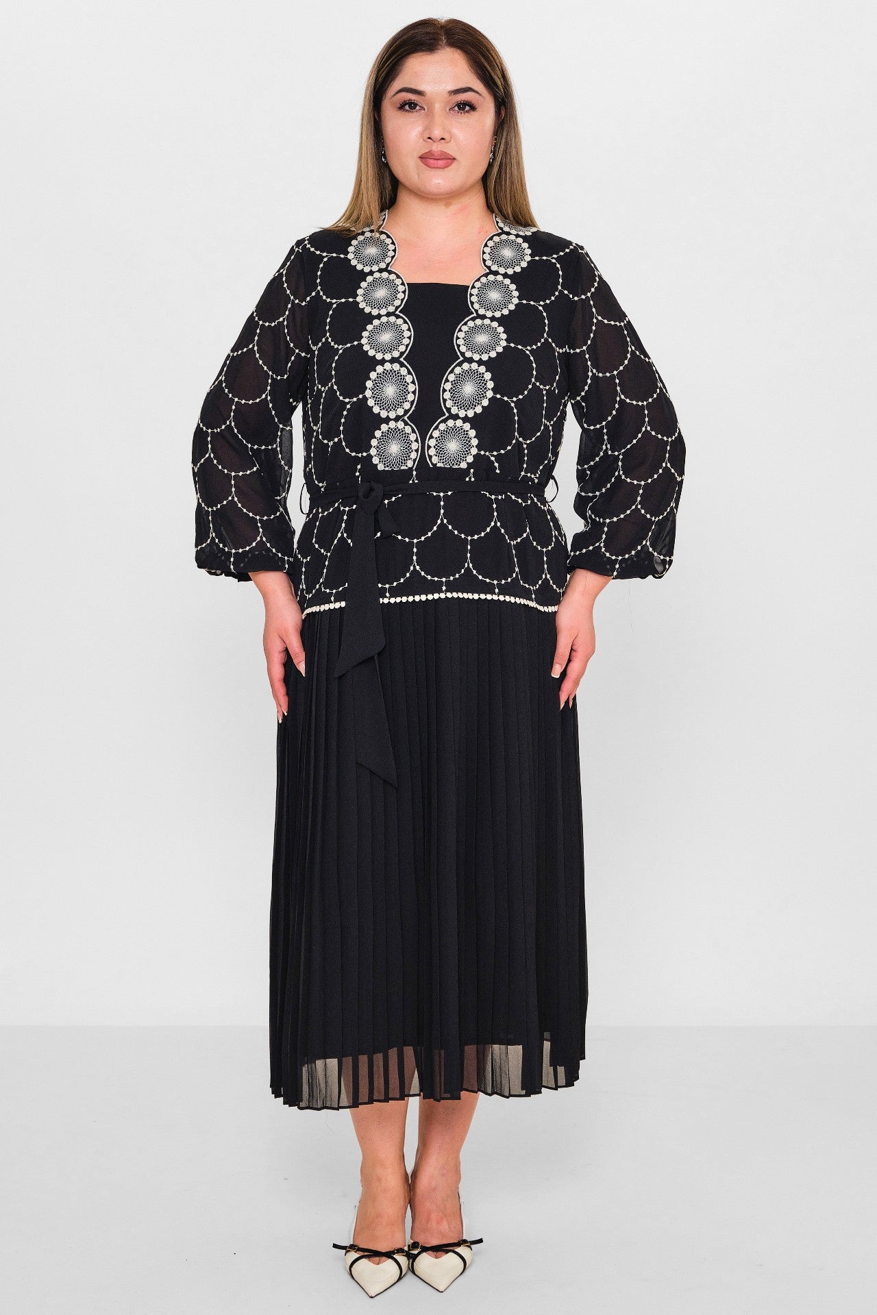 Gumanize - Plus Size Dress (GMZ2025-1007-7775) - 8690200089640