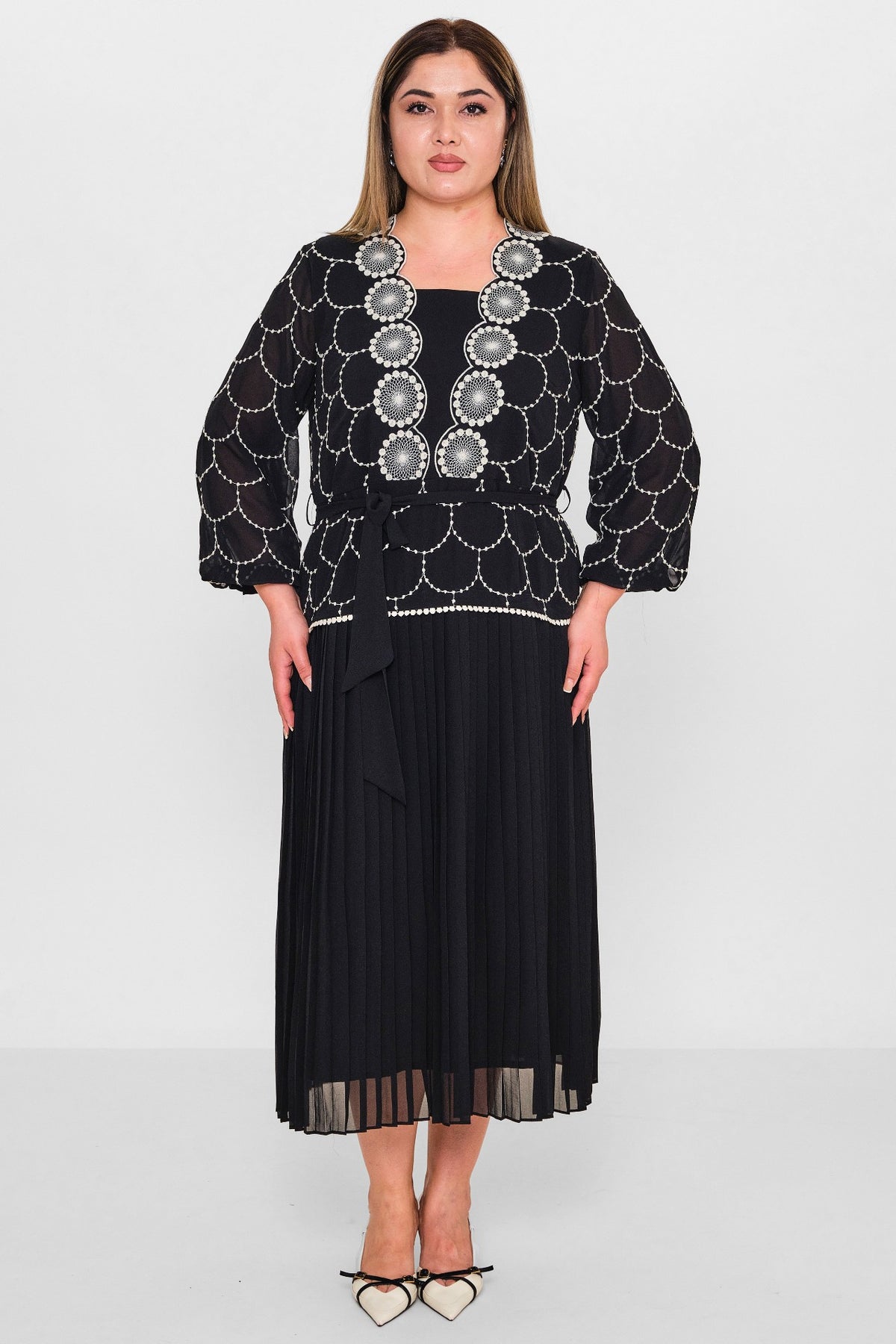 Gumanize - Plus Size Dress (GMZ2025-1007-7775) - 8690200089640