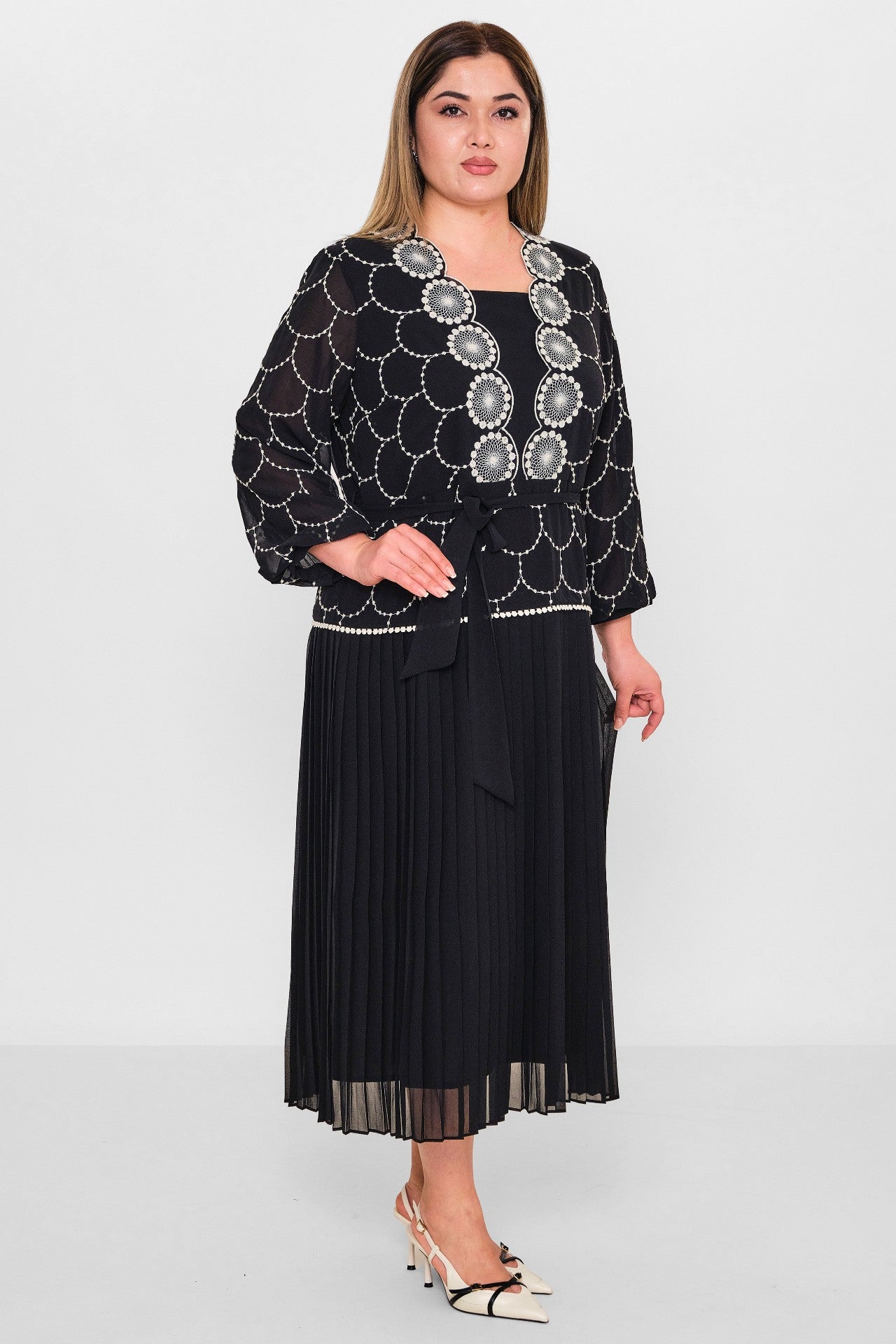 Gumanize - Plus Size Dress (GMZ2025-1007-7775) - 8690200089640
