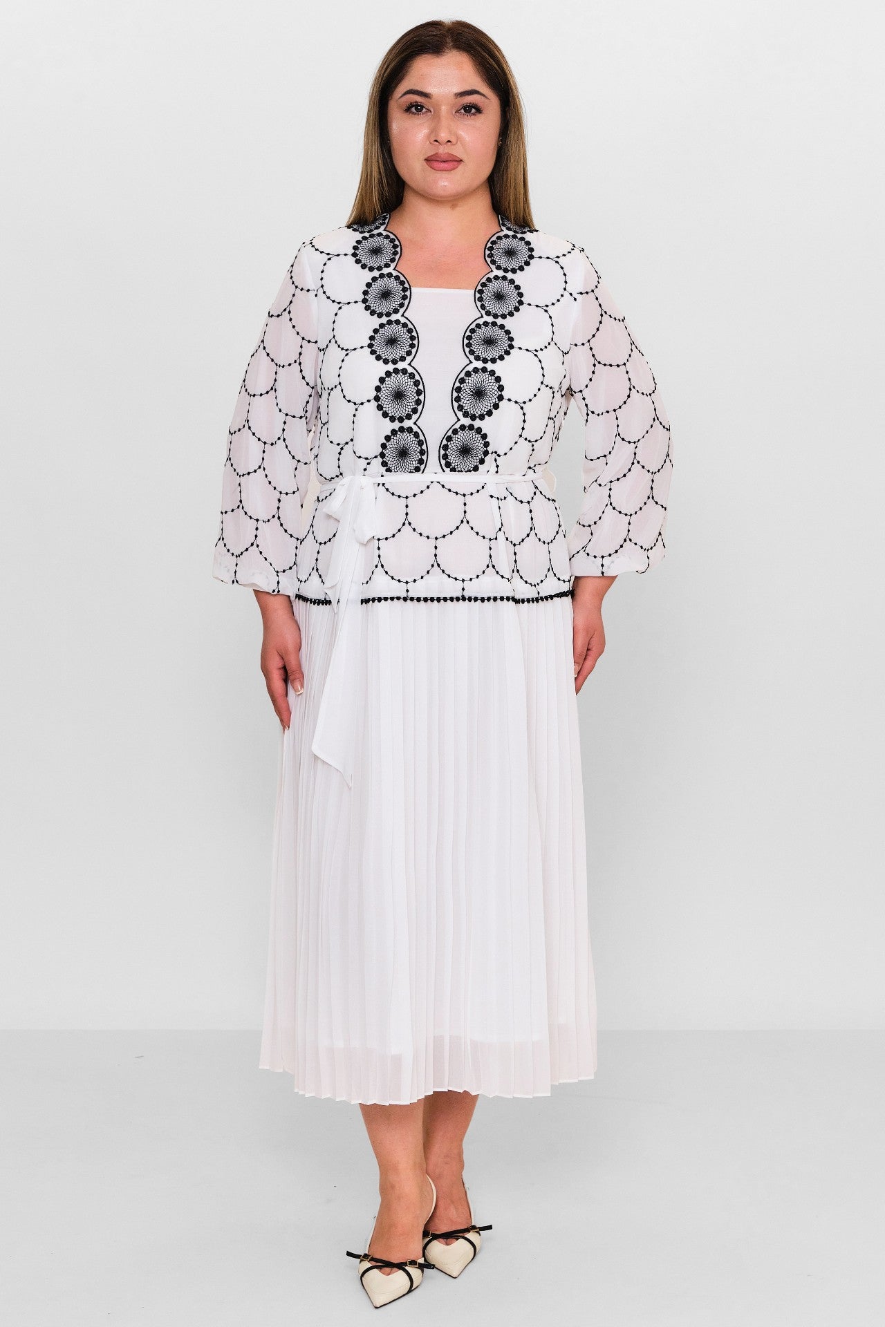 Gumanize - Plus Size Dress (GMZ2025-1007-7775) - 8690200089657
