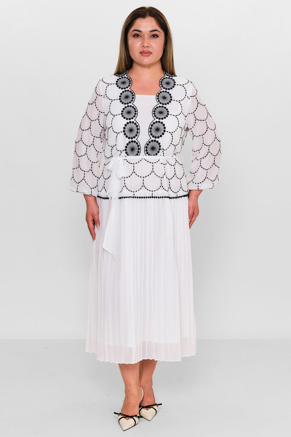 Gumanize - Plus Size Dress (GMZ2025-1007-7775) - 8690200089657