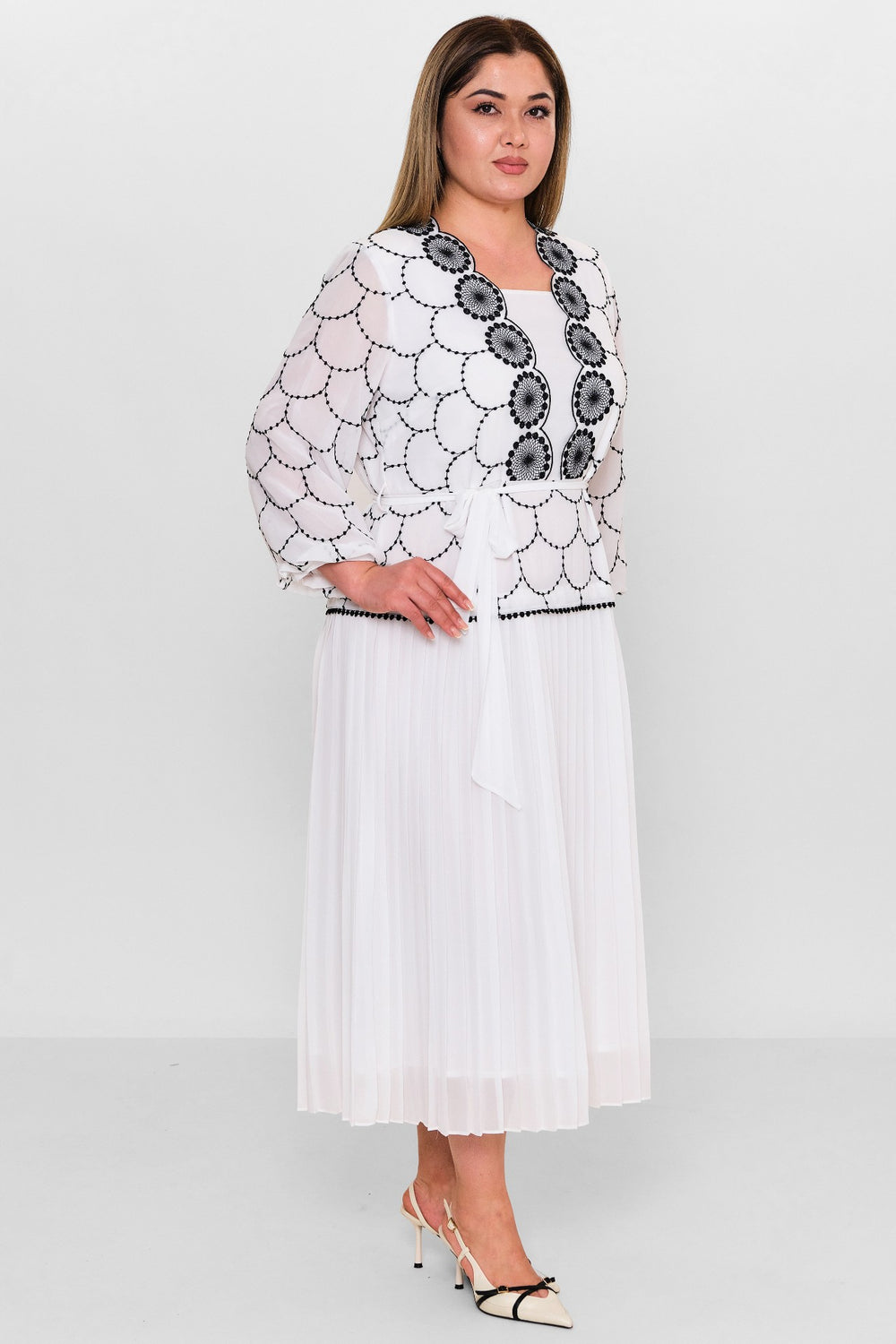 Gumanize - Plus Size Dress (GMZ2025-1007-7775) - 8690200089657