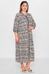 Gumanize - Plus Size Dress (GMZ2025-497-7556) - 8690200089664
