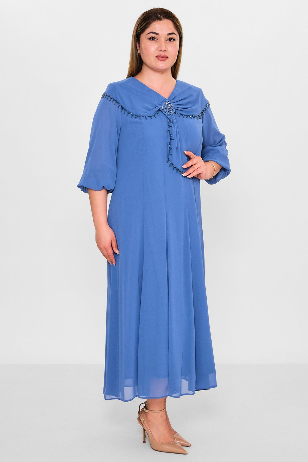 Gumanize - Plus Size Dress (GMZ2025-980-172) - 8690200089688