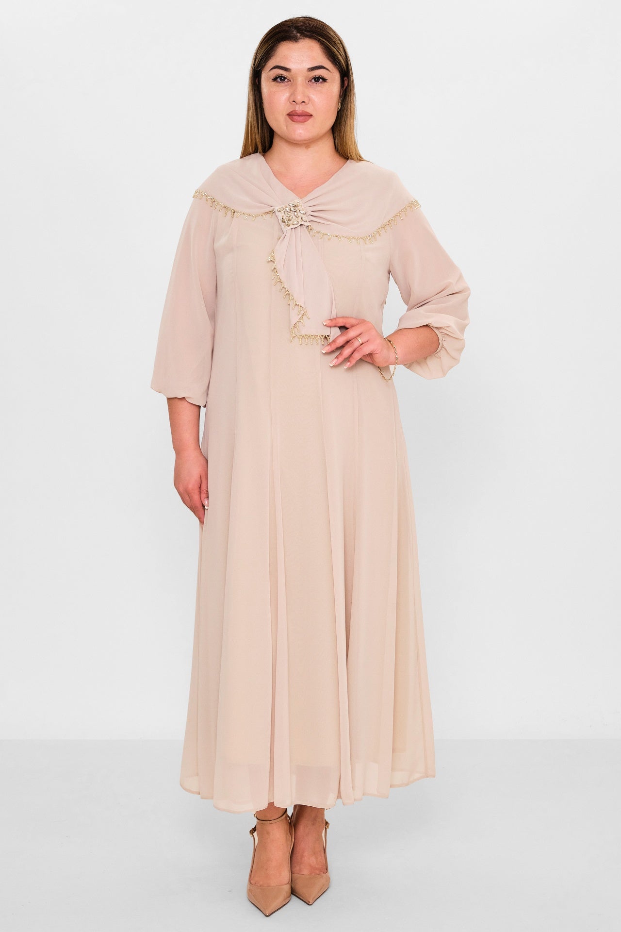 Gumanize - Plus Size Dress (GMZ2025-980-172) - 8690200089695