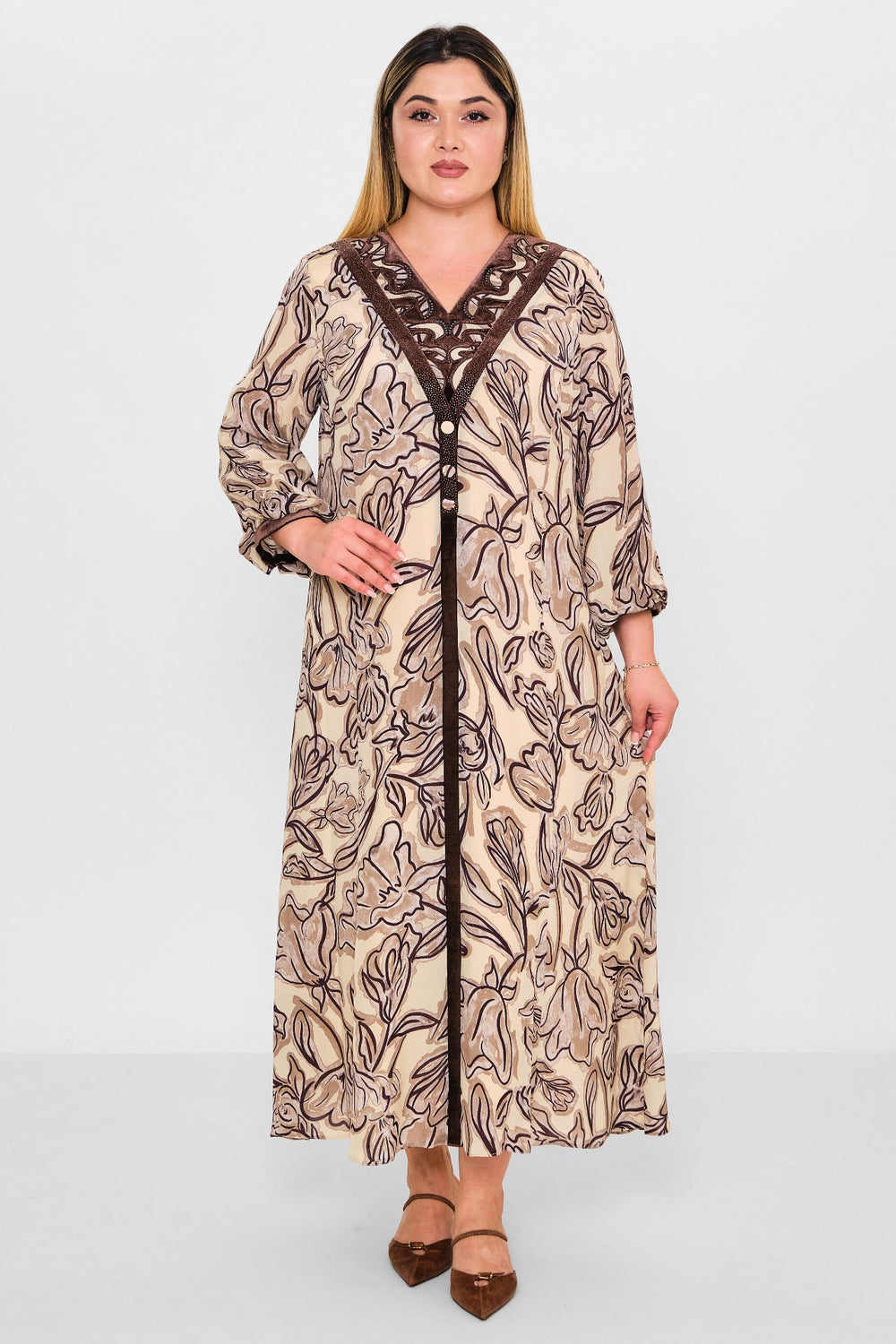 Gumanize - Plus Size Dress (GMZ2026-171-7881) - 8690200089756
